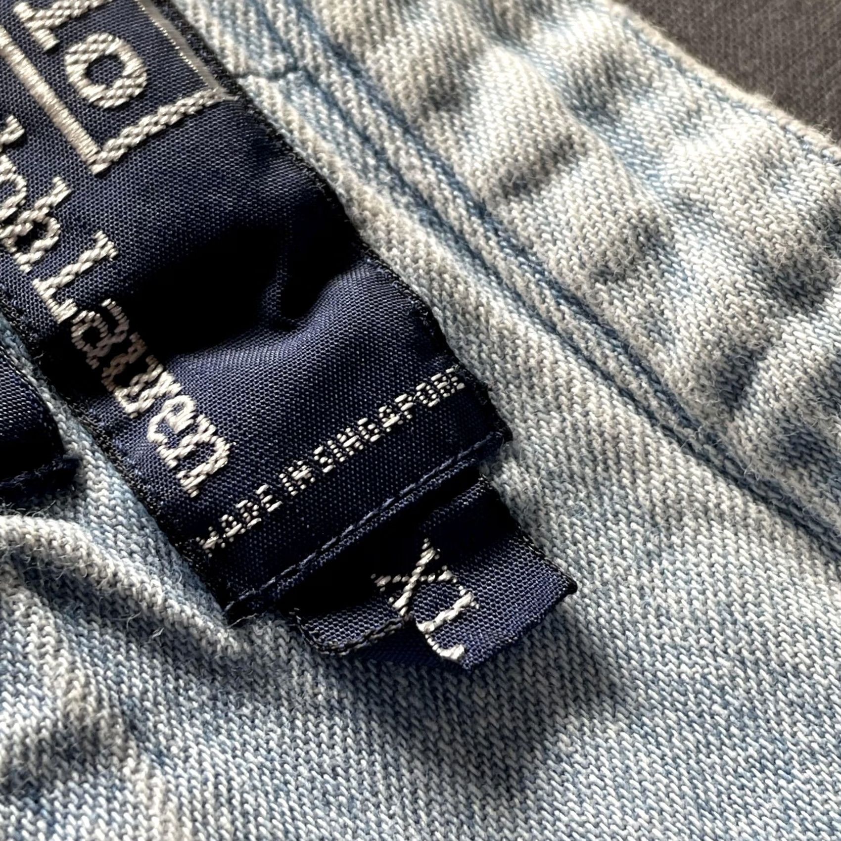 Polo Ralph Lauren Polo Ralph Lauren Shirt Mens XL Blue Denim Band Collar Long Sleeve Button Up Size US XL / EU 56 / 4 - 3 Thumbnail