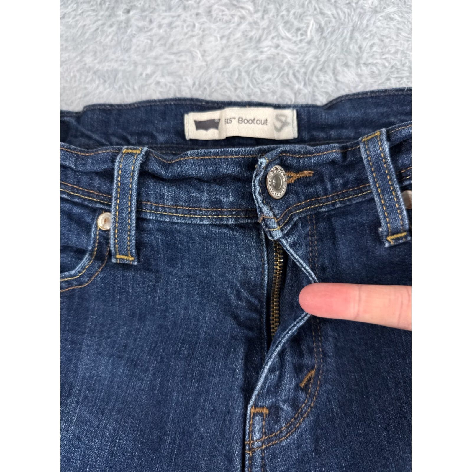 Levi's Levis Jeans Womens 8 Blue Denim Bootcut 515 Cotton Wash Mid Rise 30x30 Pants Size 30" / US 8 / IT 44 - 5 Thumbnail