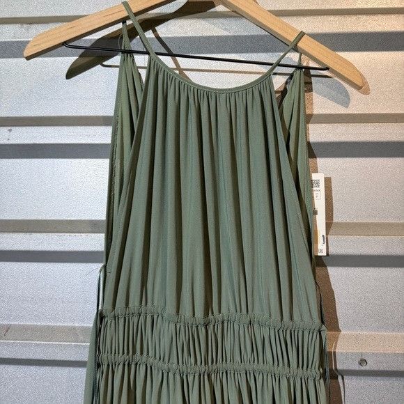 Zara NWT Zara Olive Green Maxi Dress Small S Size S / US 4 / IT 40 - 6 Thumbnail