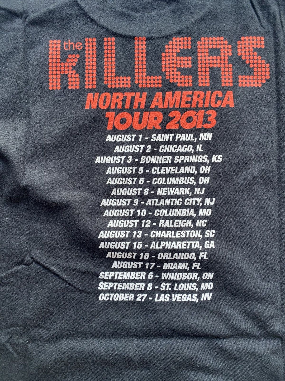 Band Tees THE KILLERS Size US M / EU 48-50 / 2 - 4 Thumbnail