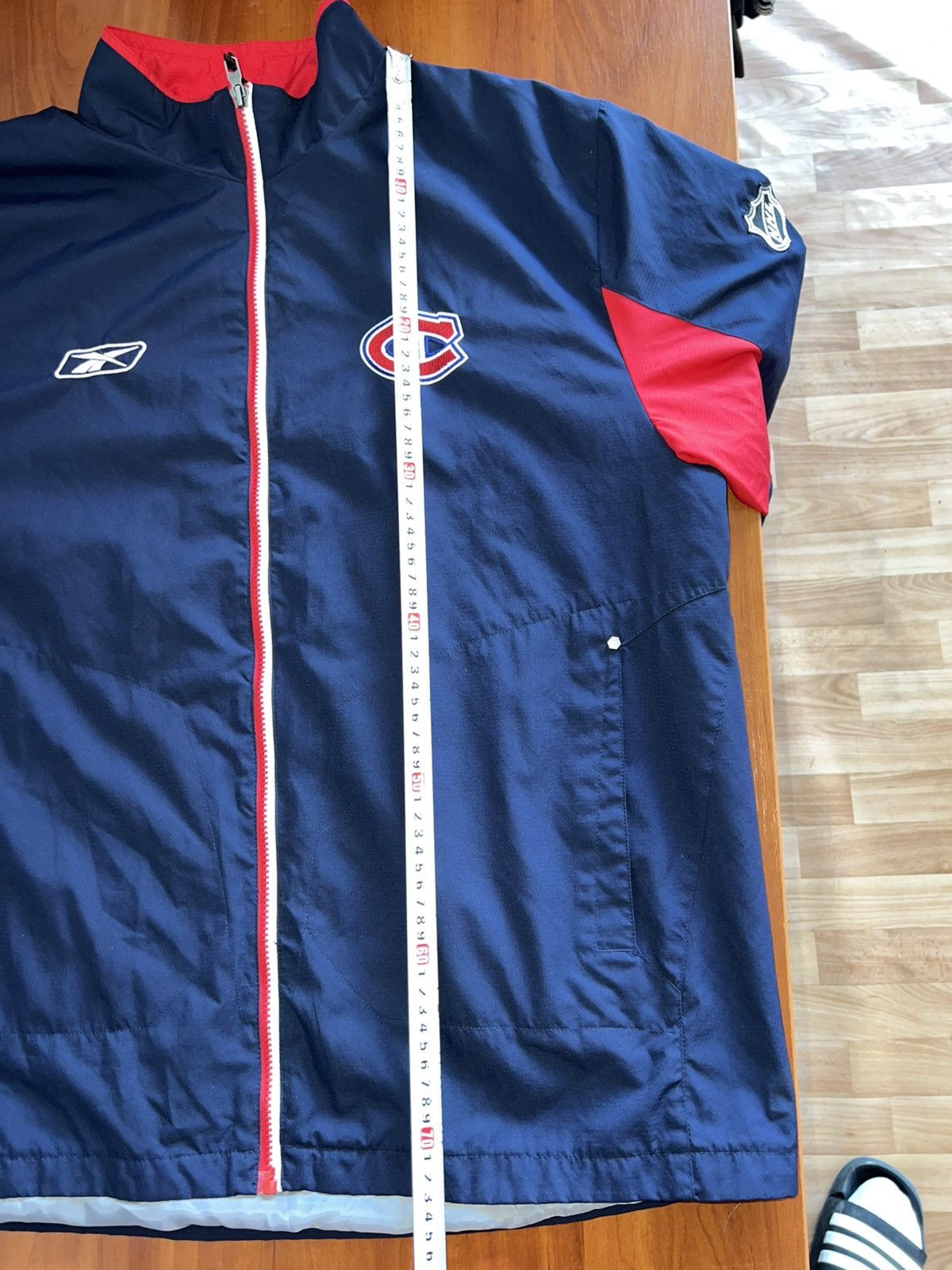 NHL VINTAGE MONTREAL CANADIENS VINTAGE REEBOK ZIP HOCKEY JACKET Size US L / EU 52-54 / 3 - 12 Thumbnail