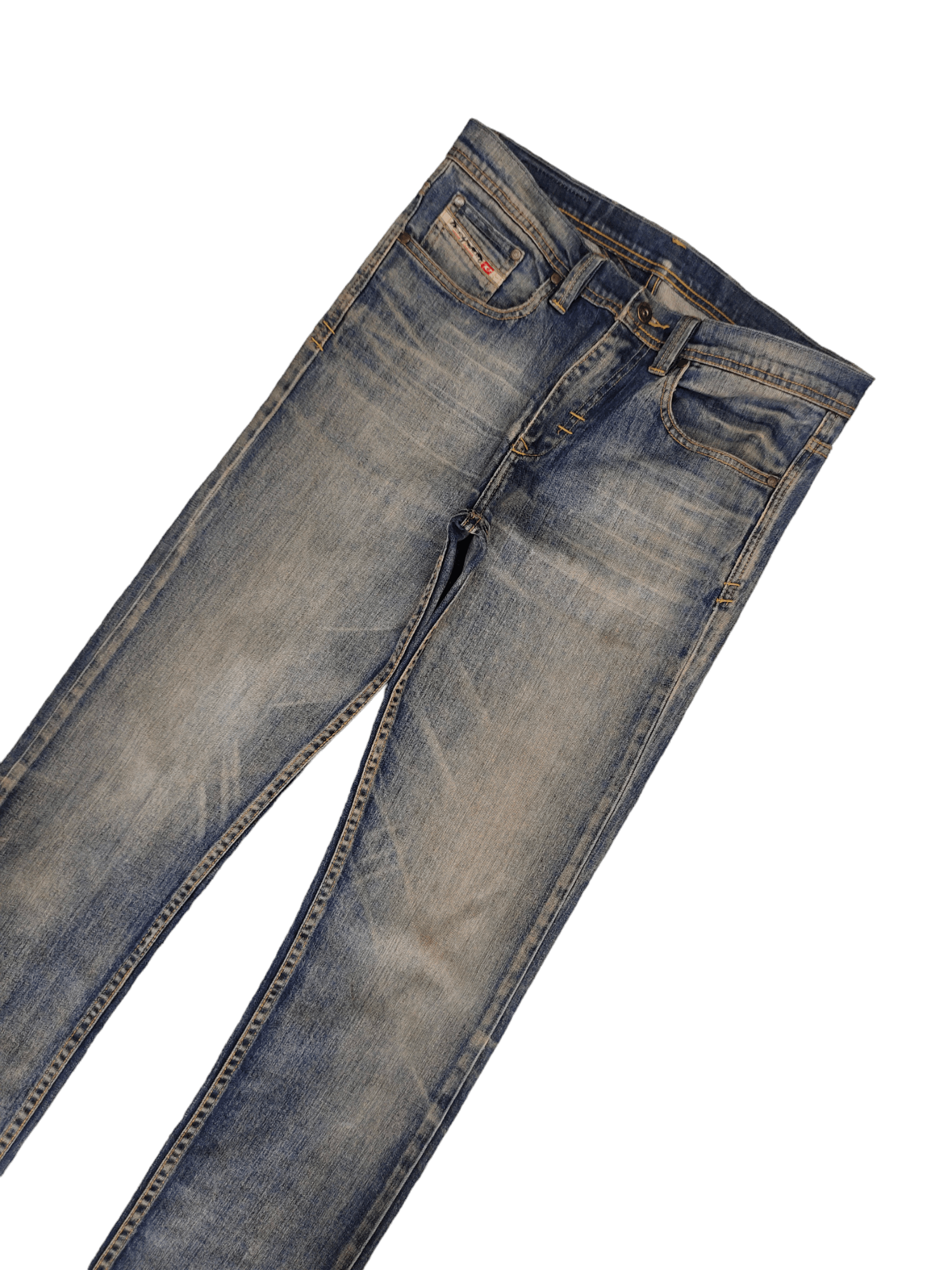 Diesel Vintage Y2k Diesel Faded Slim Fit Denim Jeans Size US 32 / EU 48 - 5 Thumbnail