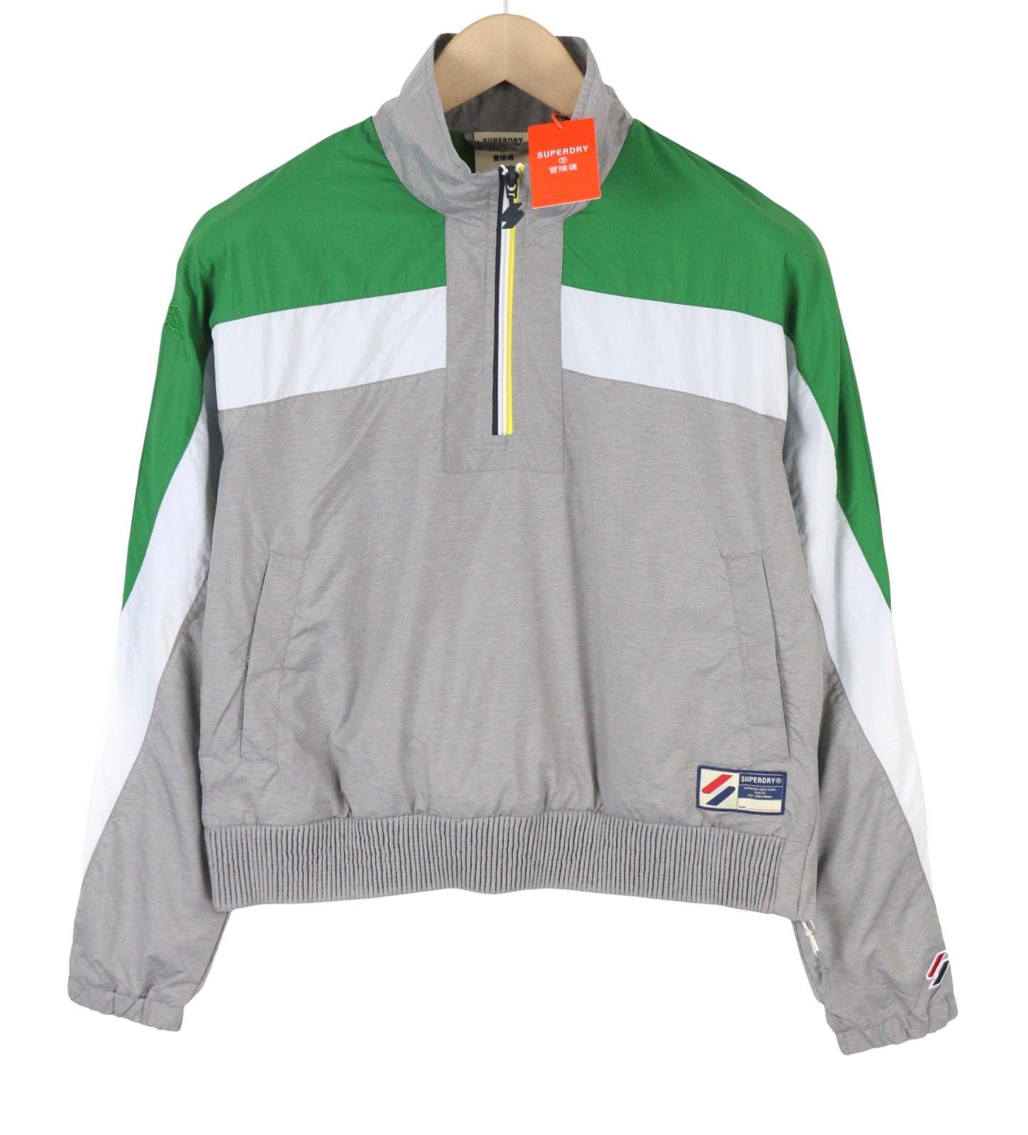Superdry DOLMAN TRACK M Grey Marl Half Zip 87999 Size M / US 6-8 / IT 42-44 - 1 Thumbnail