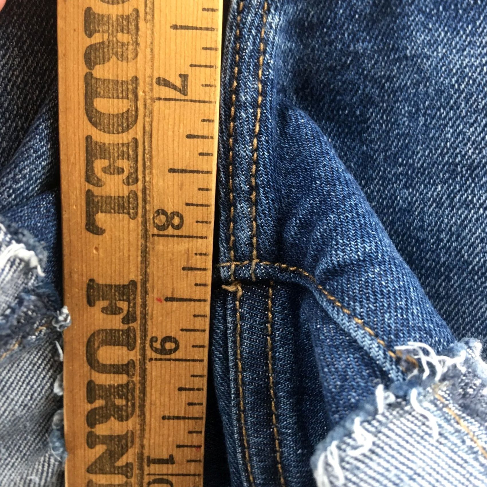Abercrombie & Fitch Abercrombie & Fitch Harper Denim Shorts Womens 24 Blue Five Pockets Zip Fly Casual Summer Fallspring Womens Size 42" / US 20 - 6 Thumbnail