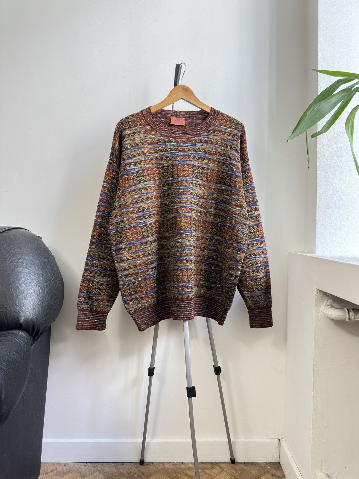 Missoni Missoni Example Vintage Wool Blend Knitted Sweater Size US L / EU 52-54 / 3 - 1 Thumbnail