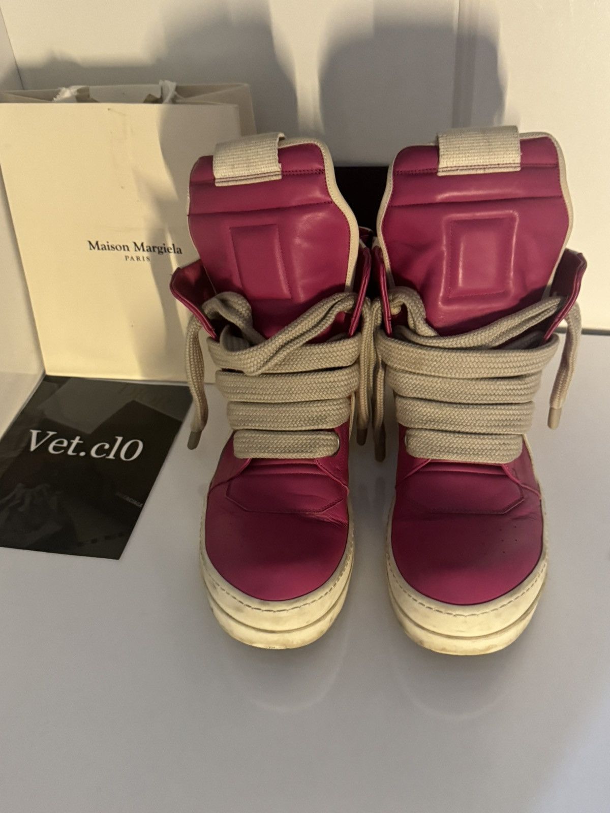Rick Owens ✅Rick Owens Jumbo Geobasket pink 43 Size US 10 / EU 43 - 2 Thumbnail