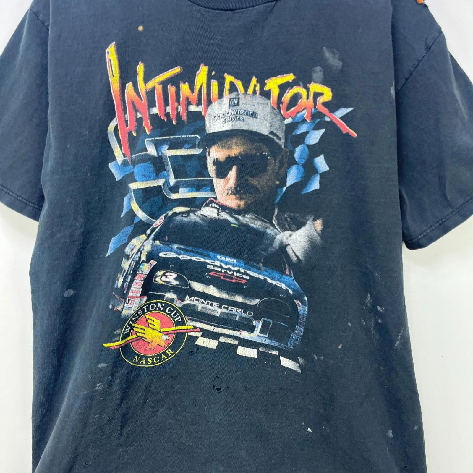 Vintage Vintage Dale Earnhardt NASCAR Racing Sun Faded T Shirt Large Size US L / EU 52-54 / 3 - 2 Thumbnail