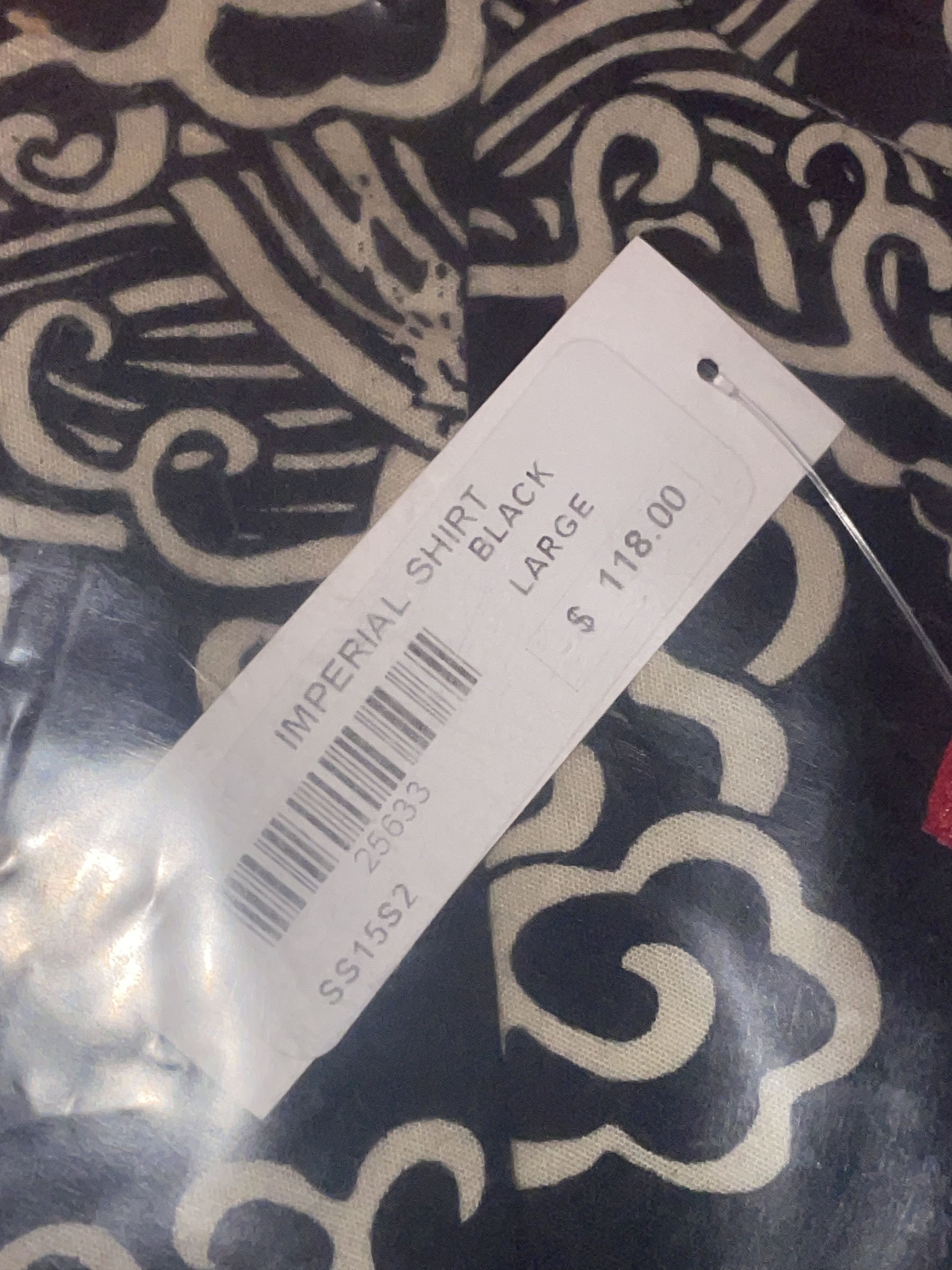 Supreme Supreme Imperial Shirt Dragon L/S Black Large SS15 NEW Size US L / EU 52-54 / 3 - 4 Thumbnail