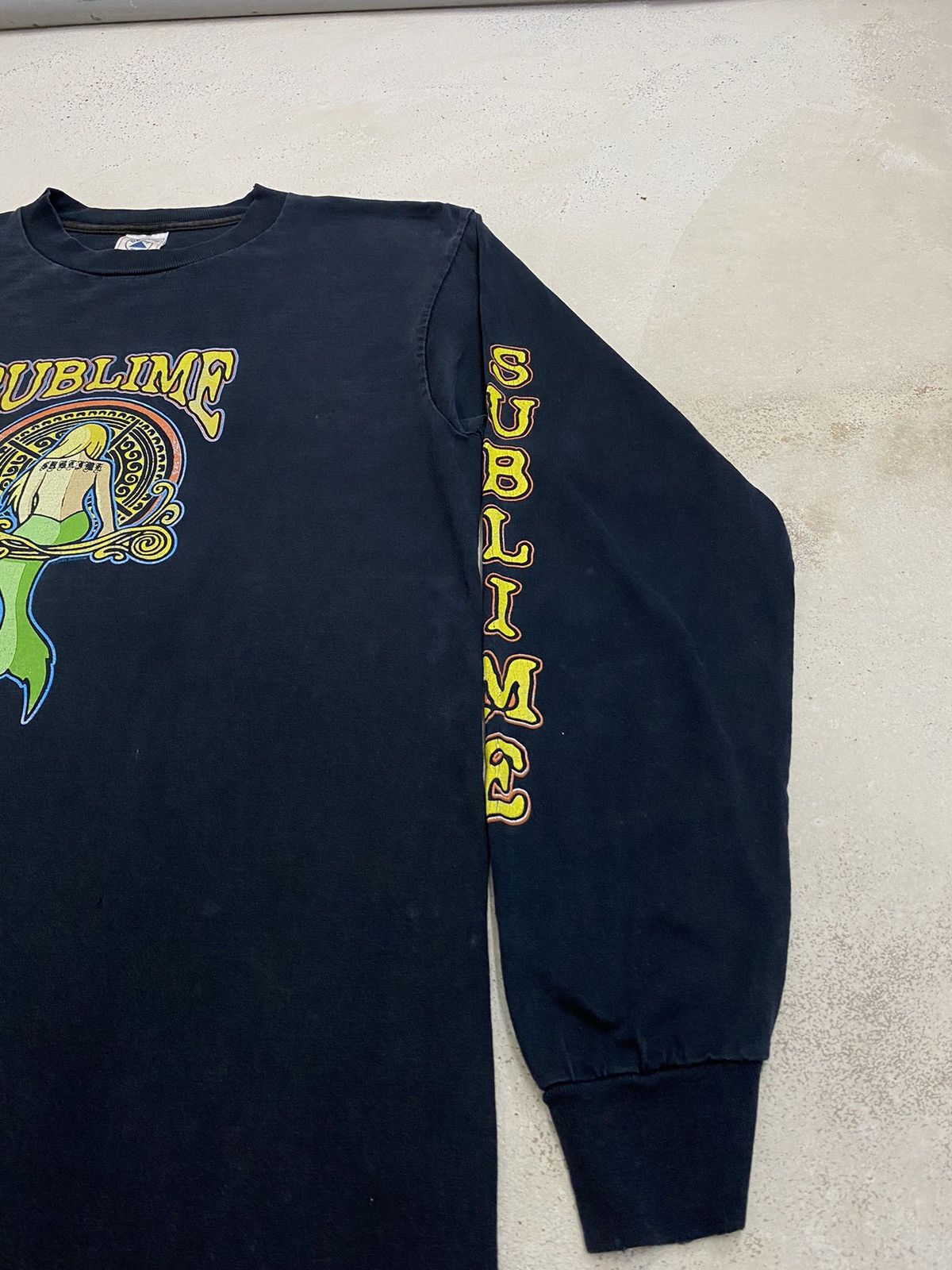 Band Tees Vintage Delta 00s Sublime Band Mermaid Design Long Sleeve Size US S / EU 44-46 / 1 - 3 Thumbnail