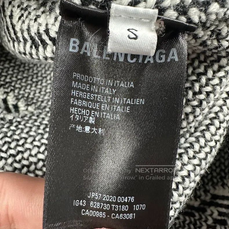 Balenciaga Balenciaga Fully Printed Black Sweater Size US S / EU 44-46 / 1 - 6 Thumbnail