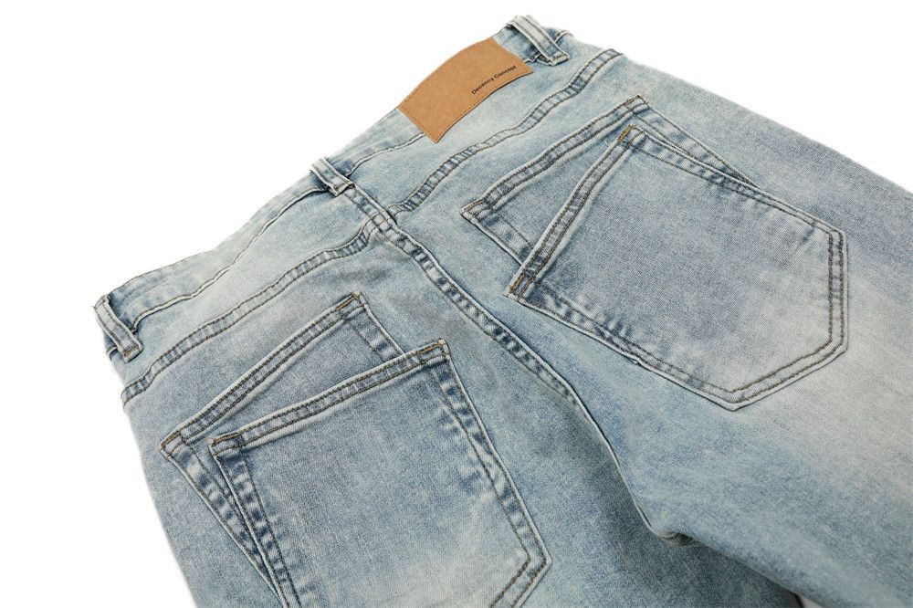 Japanese Brand × Jean Men's street punk heavy duty distressed washed jeans Size US 32 / EU 48 - 5 Thumbnail