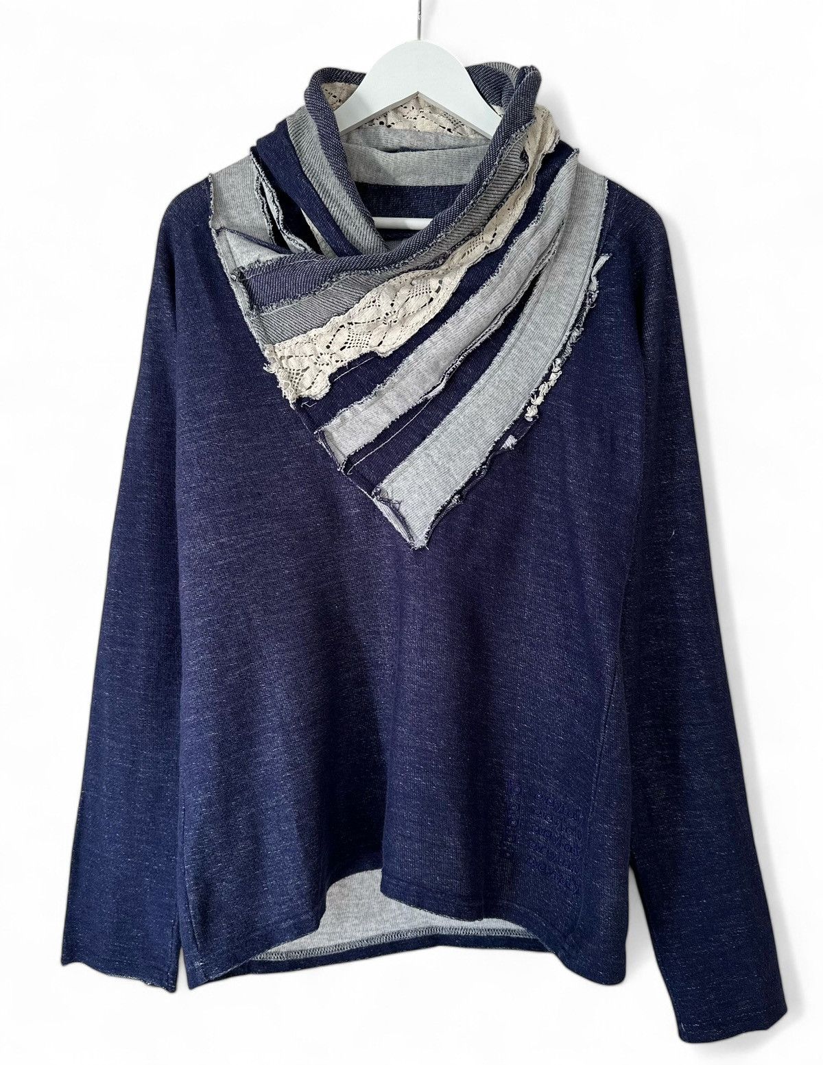 Desigual × Japanese Brand Desigual collared blue sweater jumper women's Size XL Size XL / US 12-14 / IT 48-50 - 1 Thumbnail