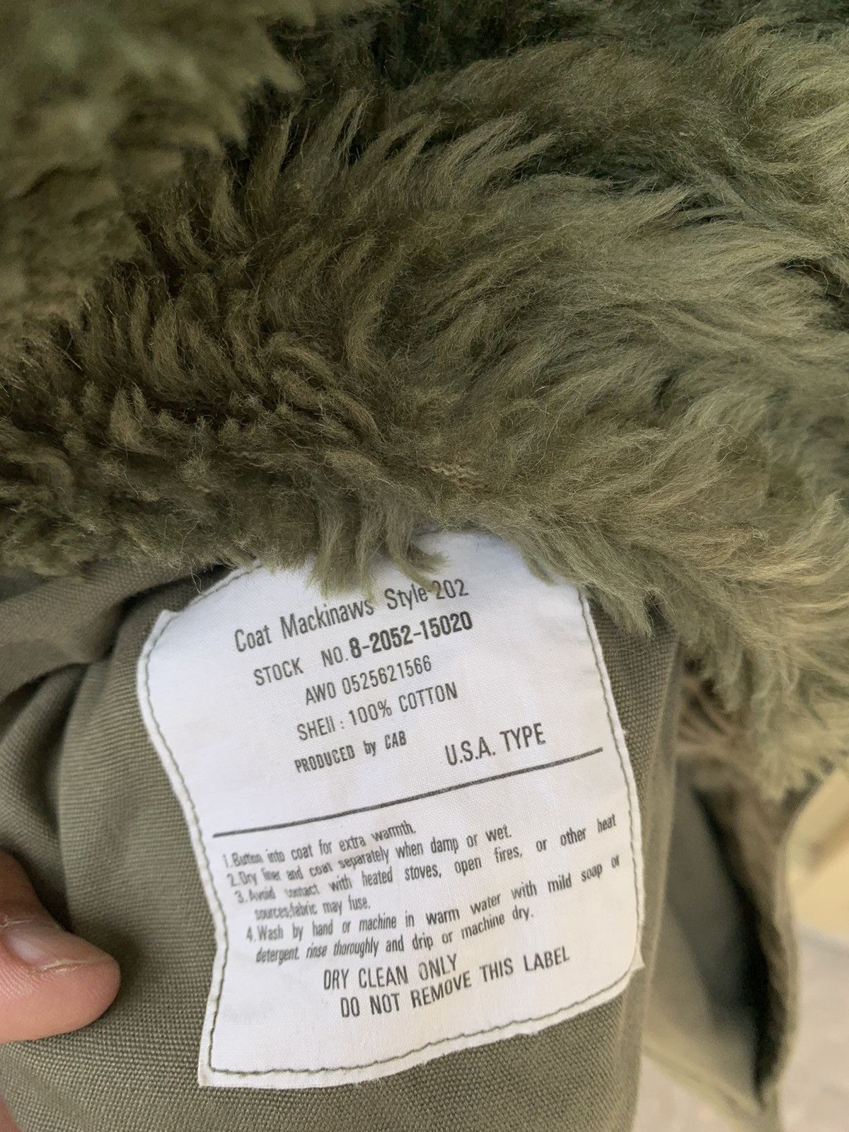 Vintage USA Army Mackinaws Style-202 Size US L / EU 52-54 / 3 - 8 Thumbnail