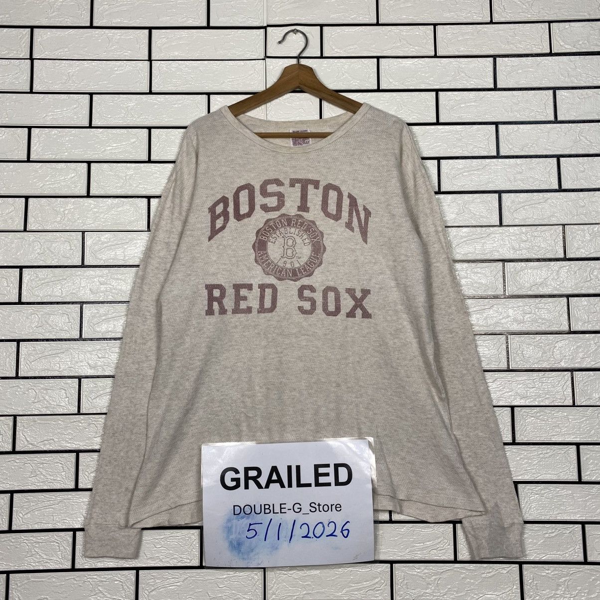 MLB 📌Boston Red Sox Sweatshirt Jumper MLB Big Logo Size US L / EU 52-54 / 3 - 1 Thumbnail