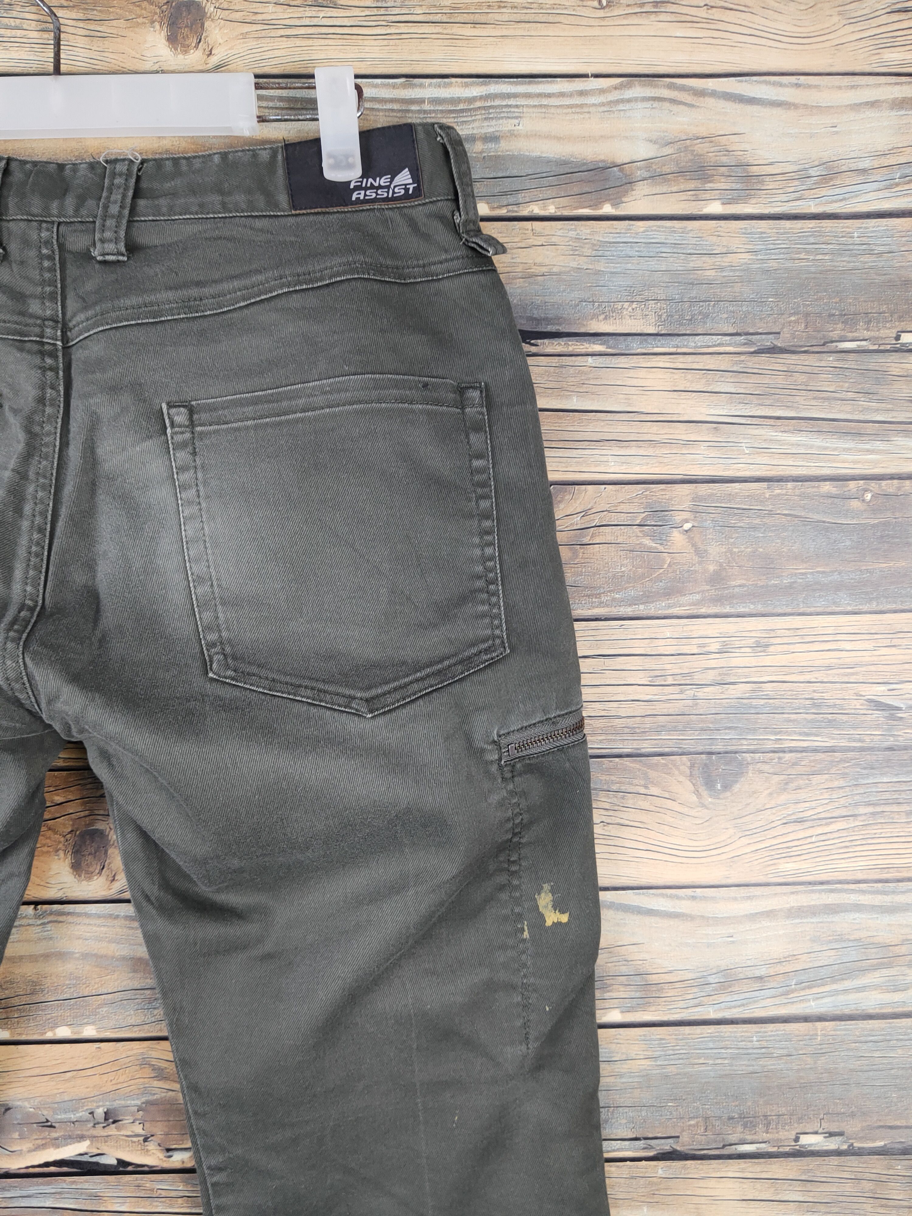 Japanese Brand Fine Assist Olive Multipocket Tactical Cargo Pants #W1420 Size US 32 / EU 48 - 10 Thumbnail