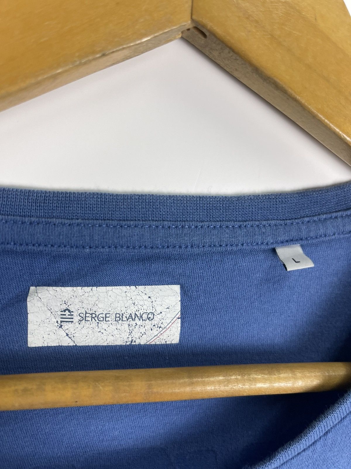 Designer Serge Blanco Blue Tee Size US L / EU 52-54 / 3 - 6 Thumbnail