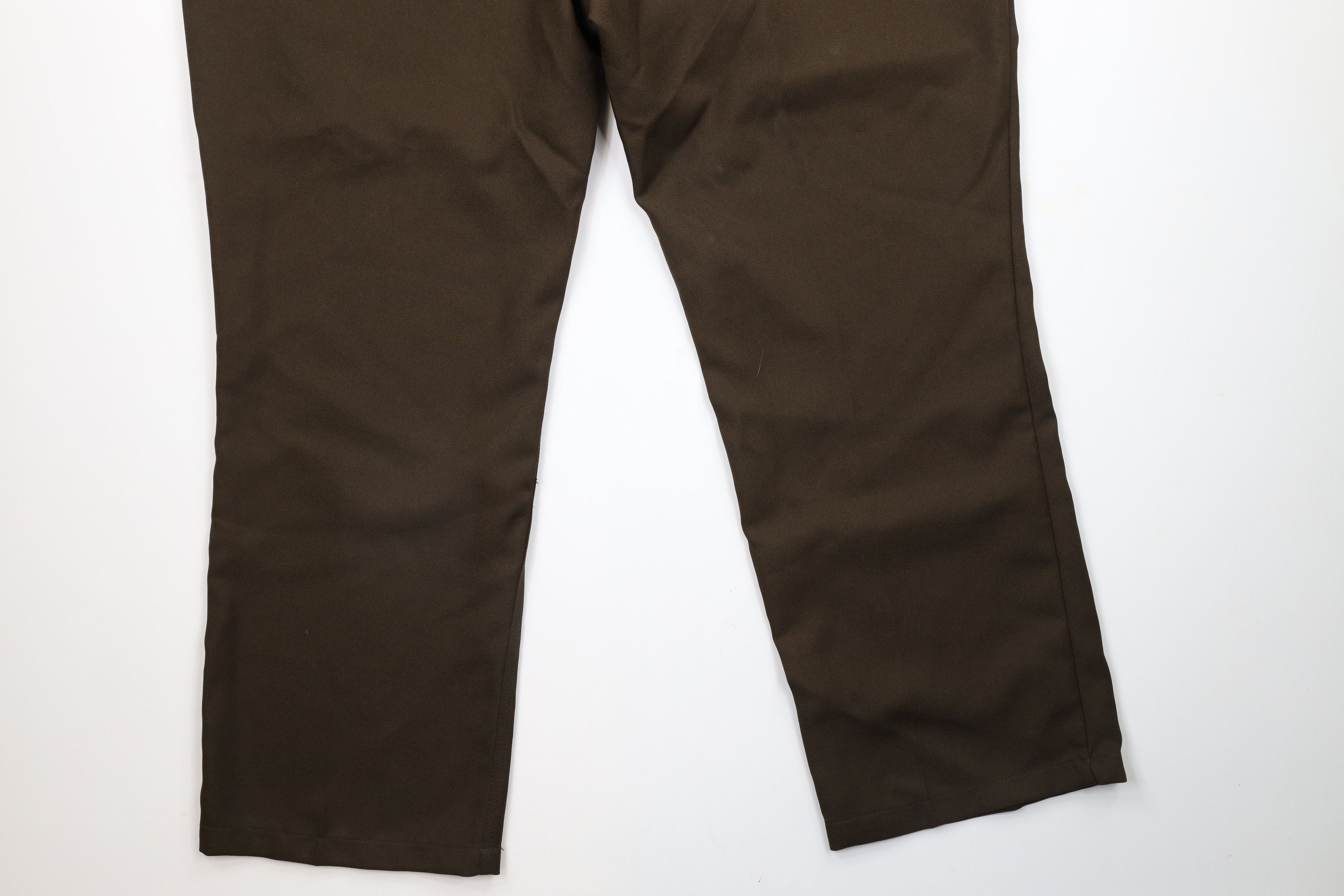 Vintage Vintage 90s Streetwear Front Knit Wide Leg Chino Pants Brown Size US 44 / EU 60 - 12 Thumbnail