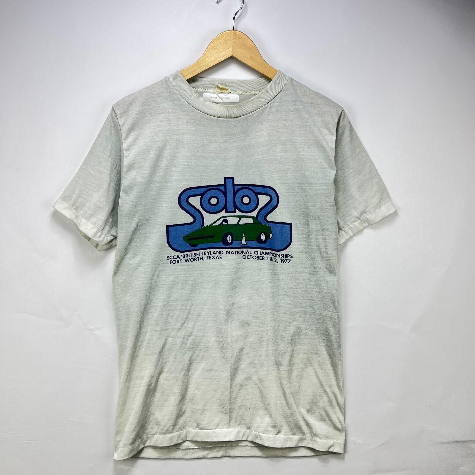 Vintage Vintage 1970s Car T Shirt Large Olo Fort Worth Texas Racing Size US L / EU 52-54 / 3 - 1 Thumbnail
