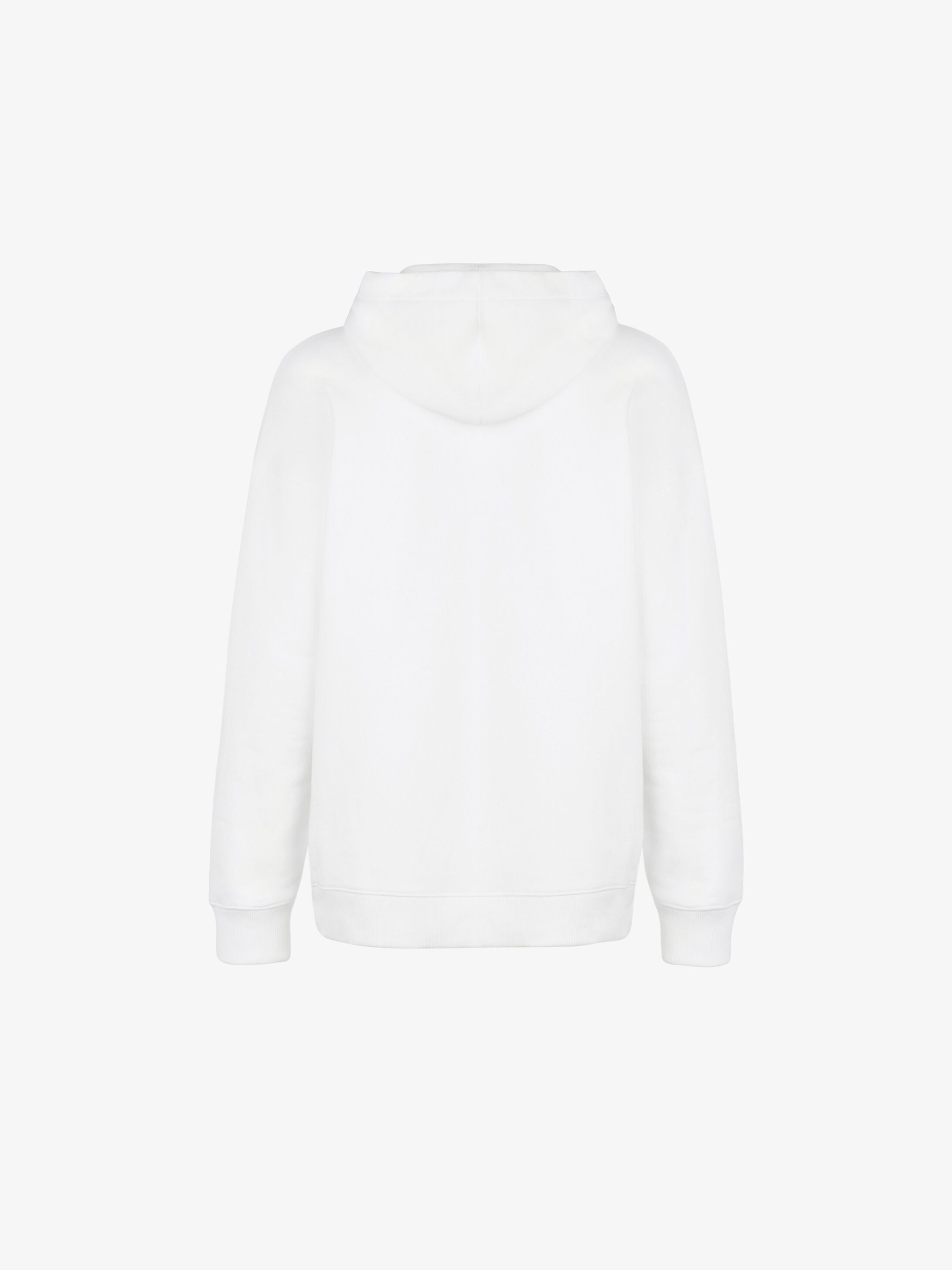Givenchy o1srvl11e0225 Label Hoodie in White Size US XL / EU 56 / 4 - 4 Thumbnail