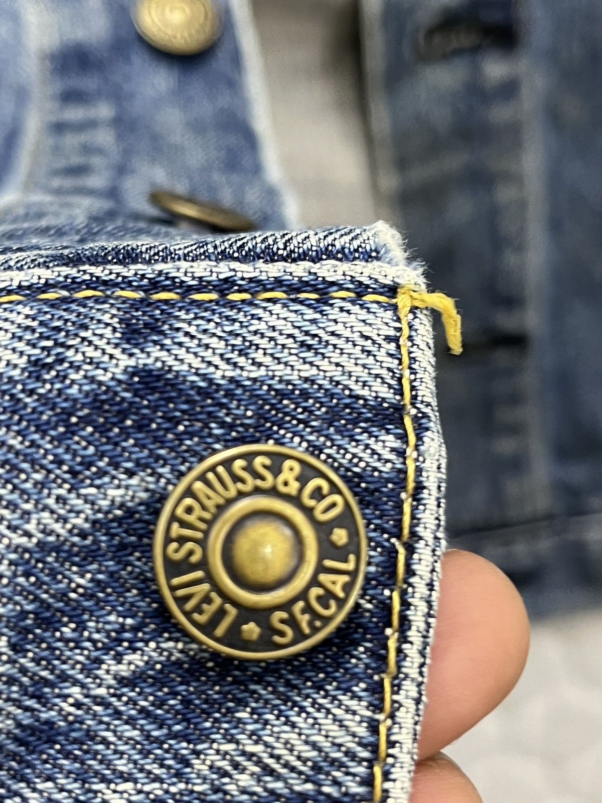 Levi's 🔥🔥🔥STEALS VTG LEVIS BIG E TRUCKER JACKET Size US S / EU 44-46 / 1 - 12 Thumbnail