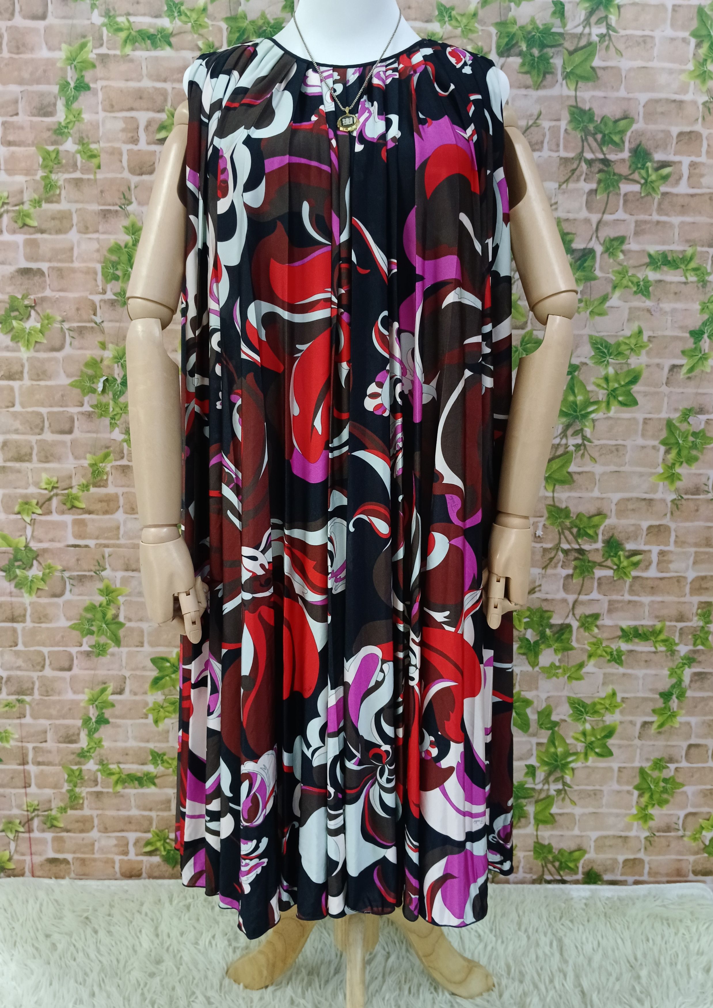 Emilio Pucci EMILIO PUCCI MID VISCOSE DRESS Size L / US 10 / IT 46 - 2 Thumbnail