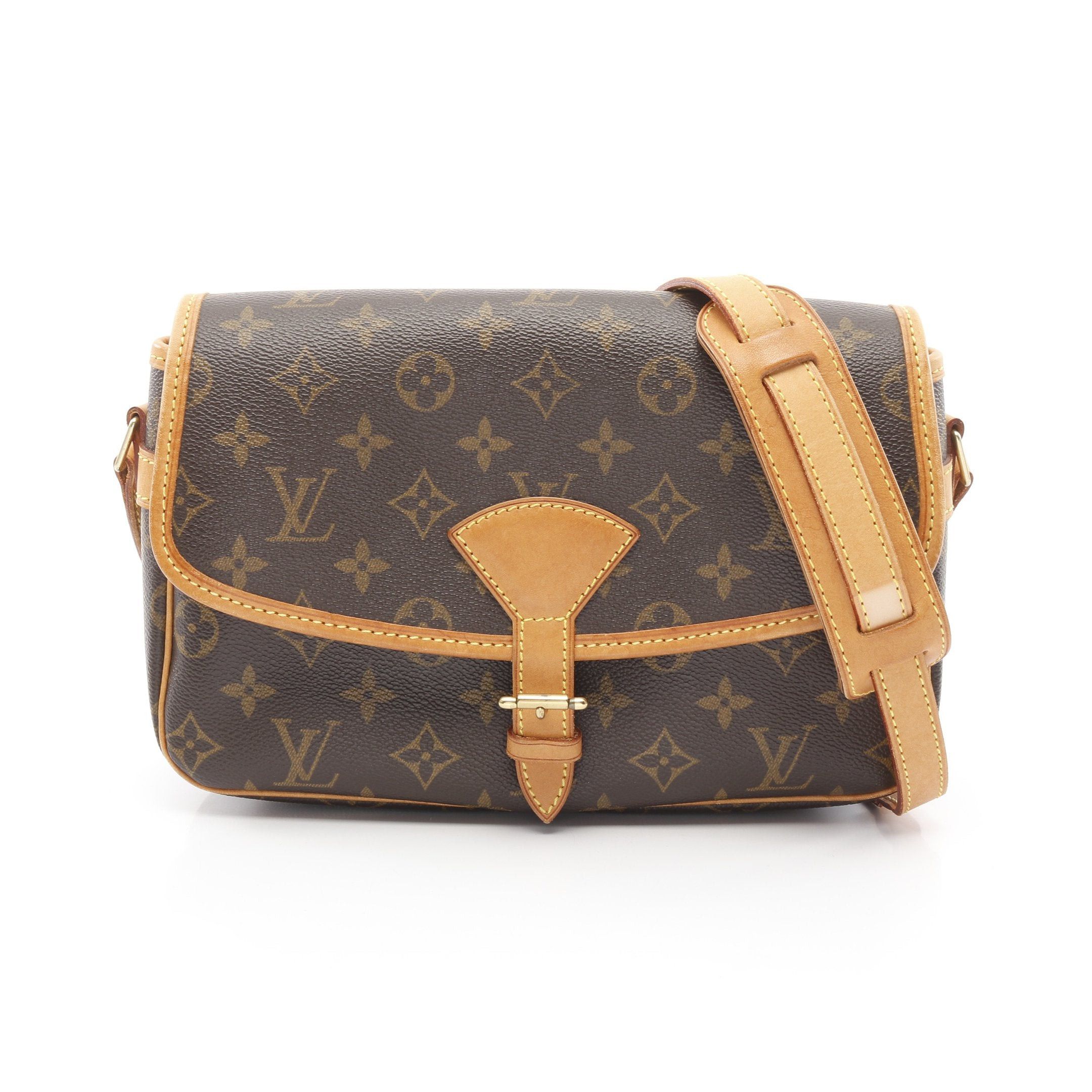 Louis Vuitton Louis Vuitton Sologne Monogram Shoulder Bag Leather Brown Size ONE SIZE - 1 Thumbnail