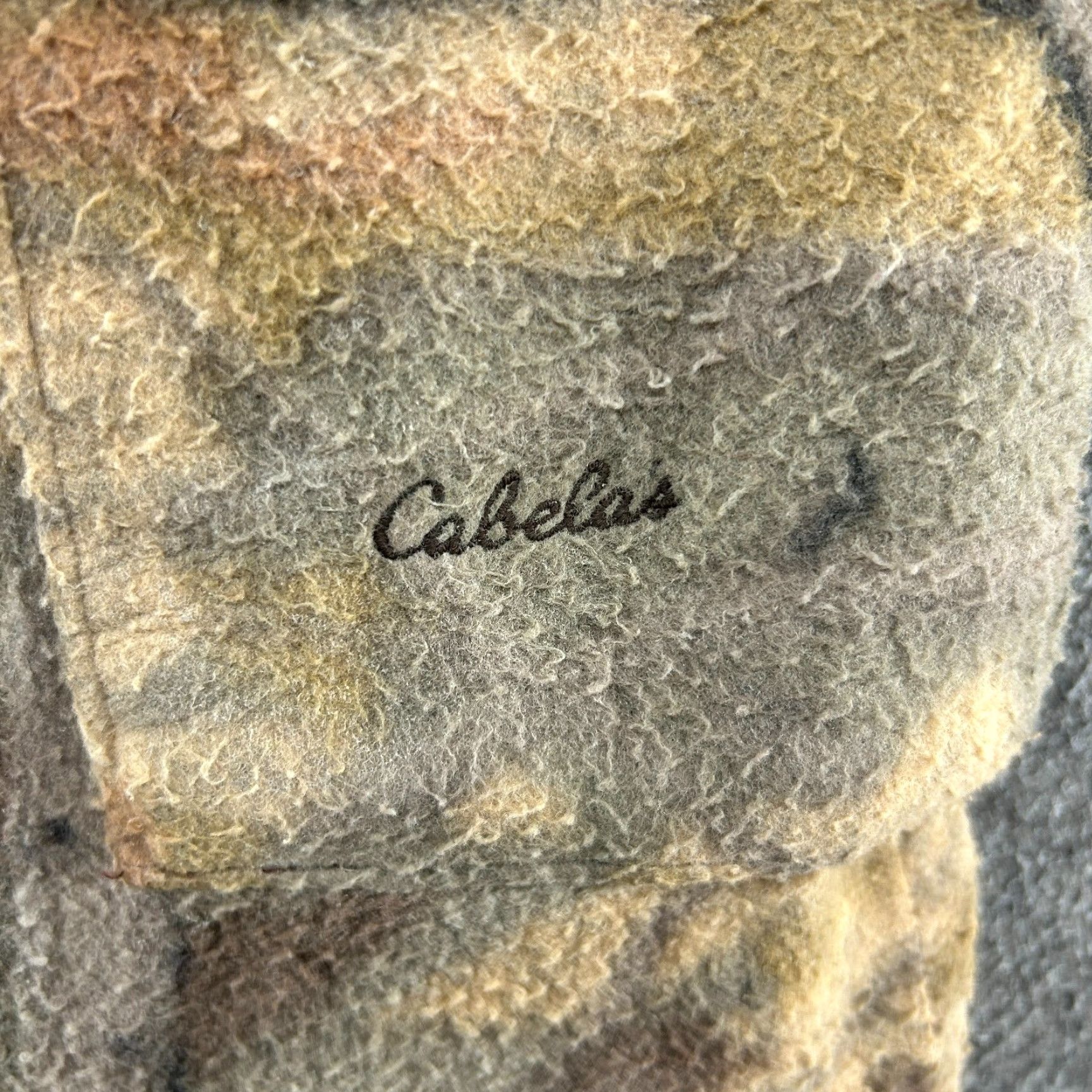 Vintage Cabela's Pants Men 34x34 Cargo Fleece Camouflage USA Straight Inseam 34 Size US 34 / EU 50 - 3 Thumbnail