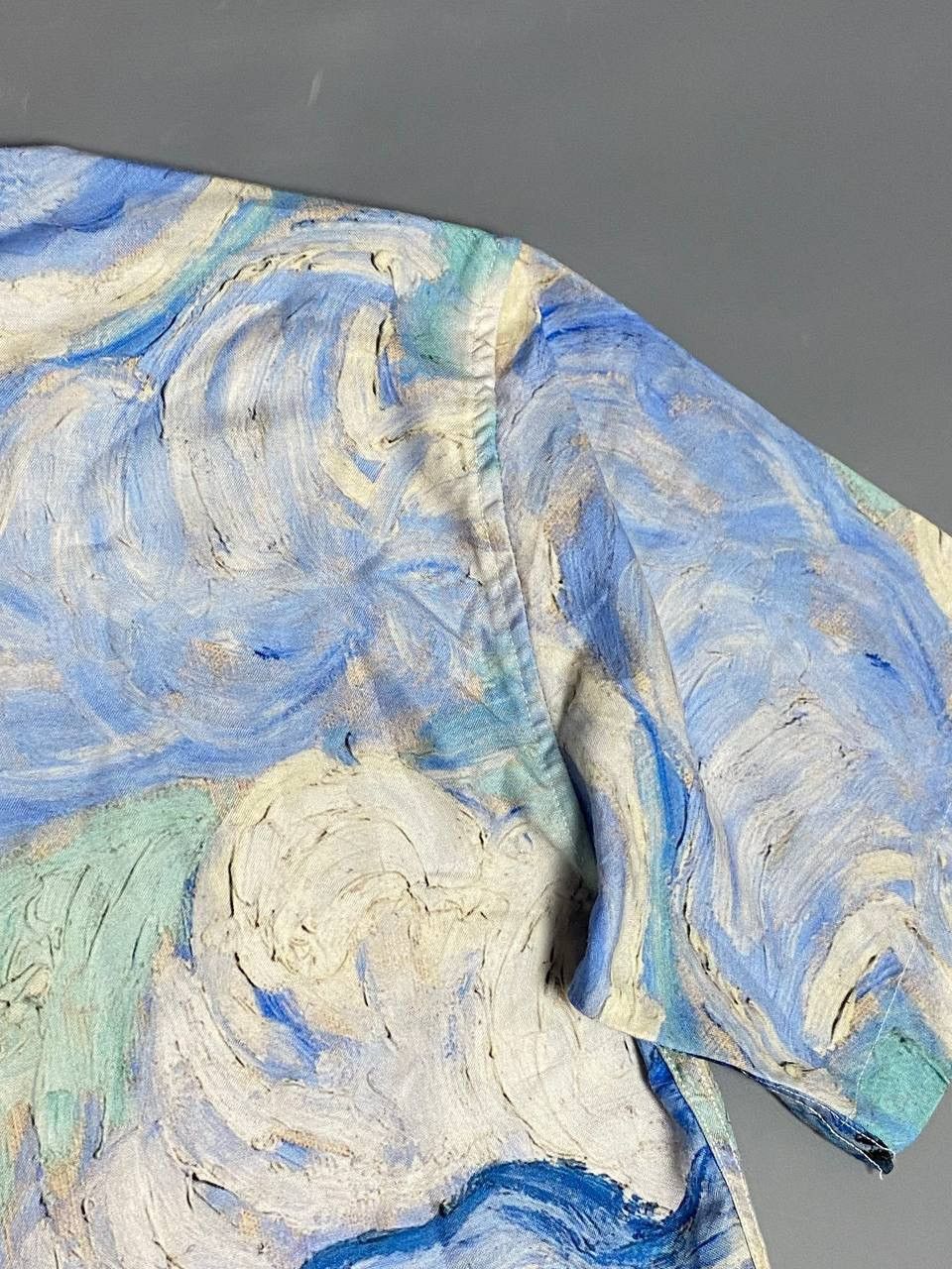 Vintage APOH London Van Gogh Print Shirt Short Sleeve Abstract Art L Size US L / EU 52-54 / 3 - 16 Thumbnail