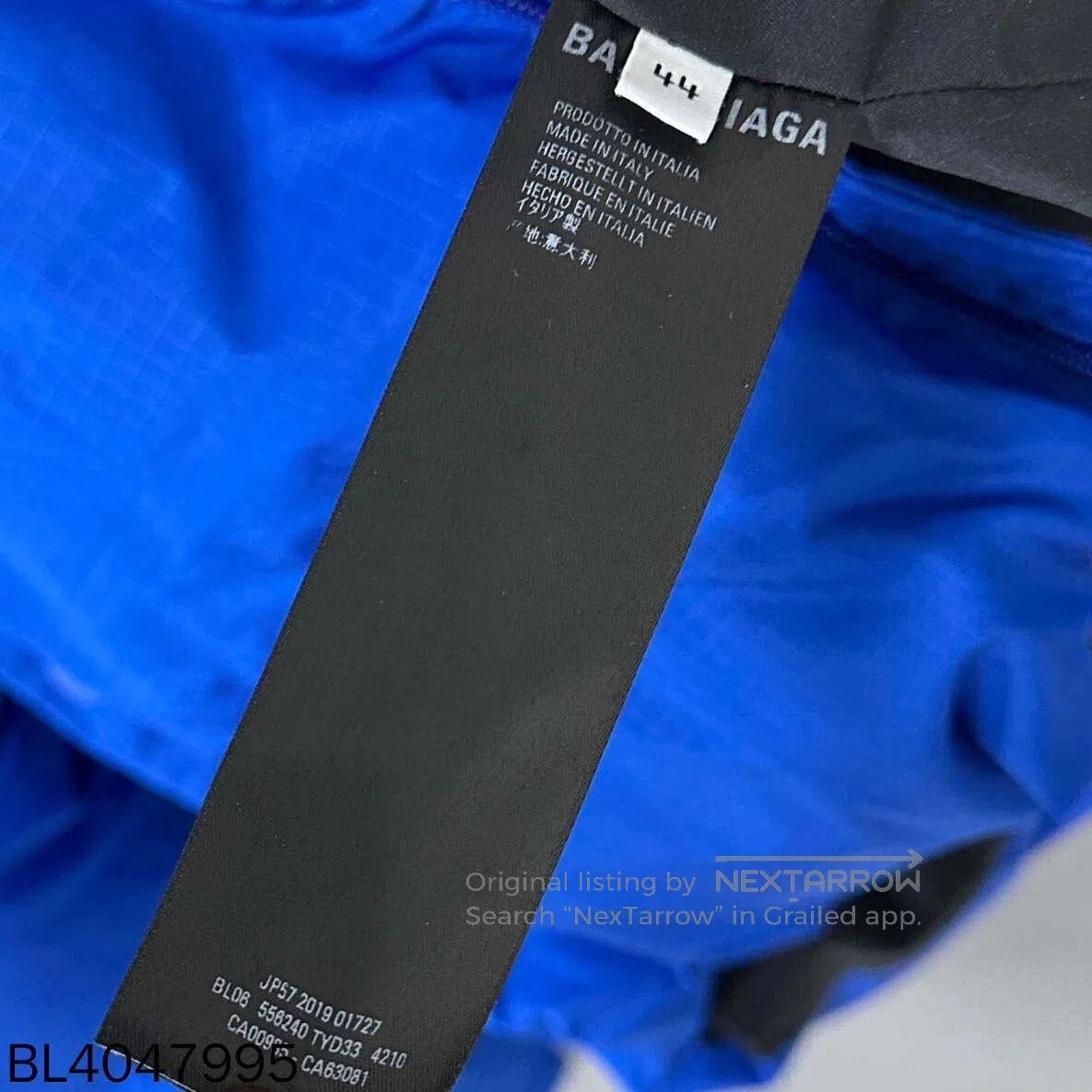 Balenciaga balenciaga blue logo padded jacket. Size US L / EU 52-54 / 3 - 5 Thumbnail