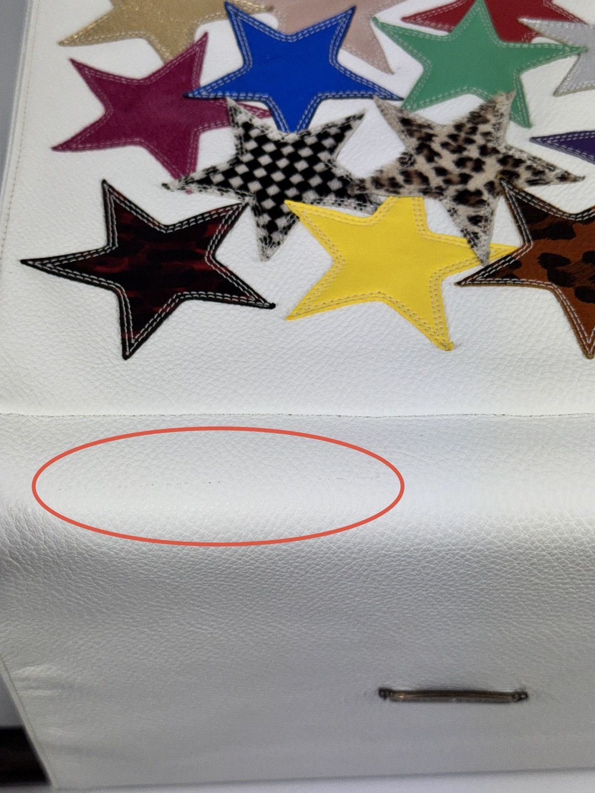 Chrome Hearts STAR PATCH WORK LEATHER MAGAZINE HOLDER CRIB Size ONE SIZE - 11 Thumbnail