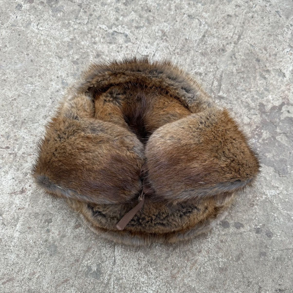 POST ARCHIVE FACTION (PAF) Vintage Japanese Style USSR Hat Shapka Ushanka Fur Cap Size ONE SIZE - 6 Thumbnail