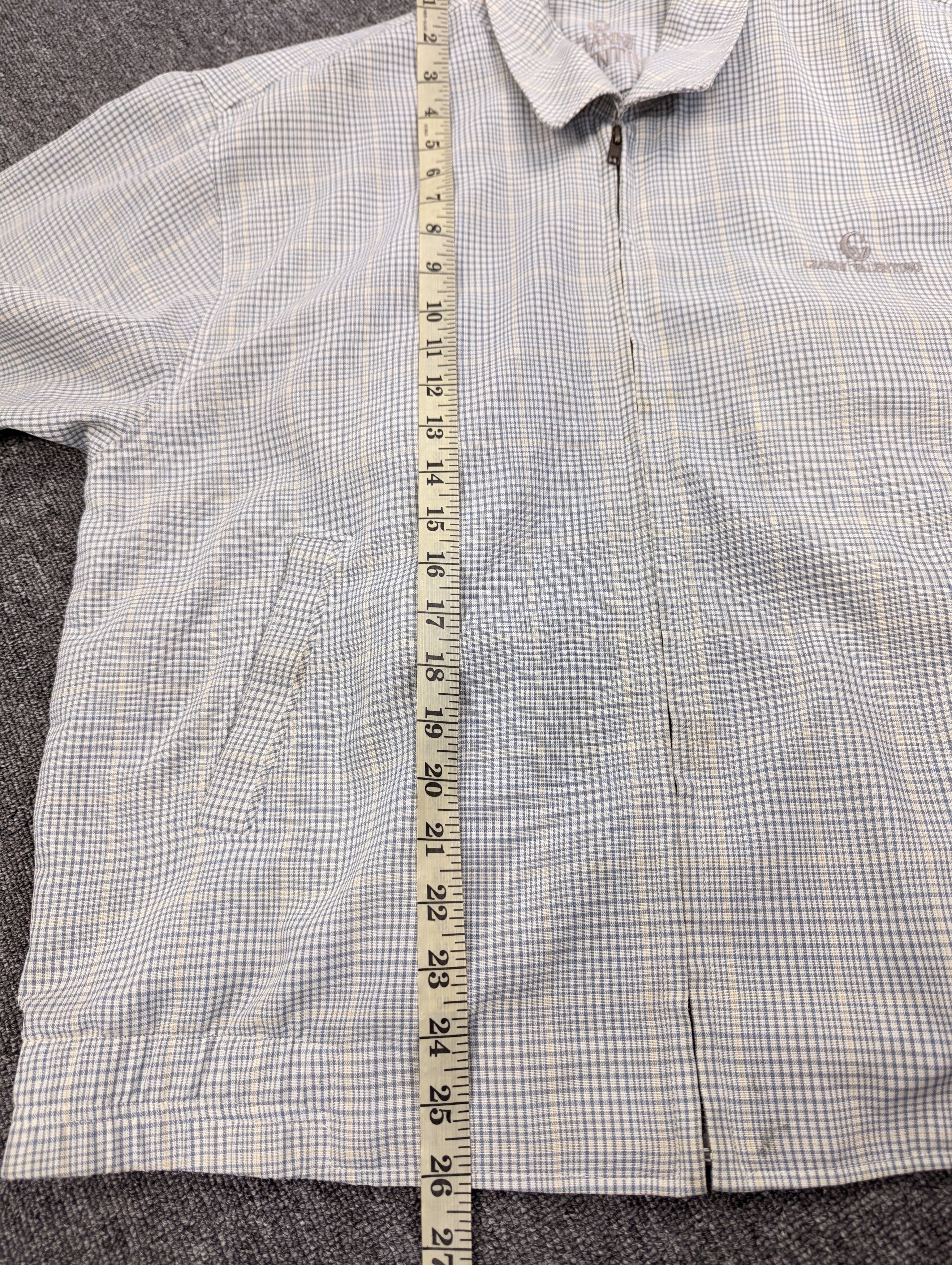 Japanese Brand × Vintage Vintage 90s Gianni Valentino Checkered Casual Light Jacket Size US M / EU 48-50 / 2 - 18 Thumbnail