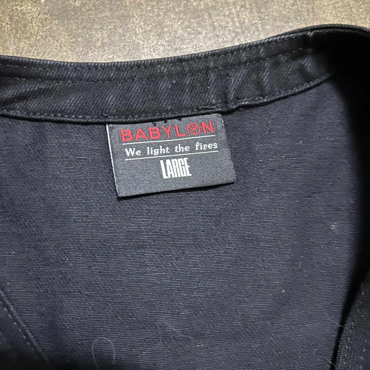 Babylon Babylon Eye Vest Denim Size US L / EU 52-54 / 3 - 4 Thumbnail