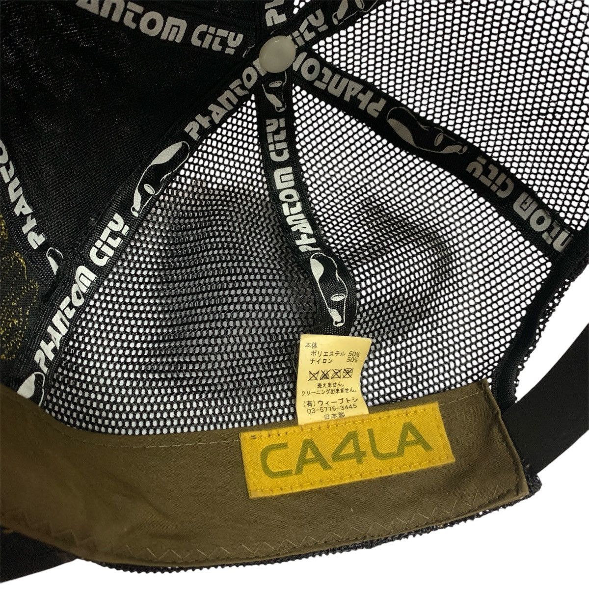 CA4LA CA4LA x Phantom City Embroidered Cap Size ONE SIZE - 6 Thumbnail
