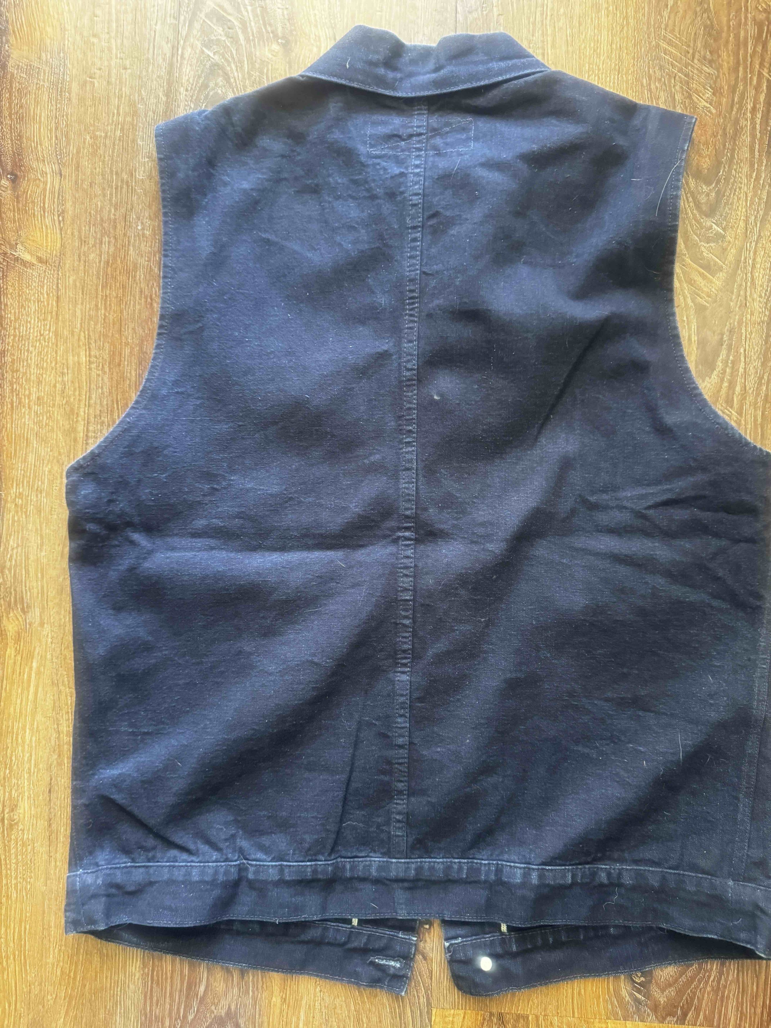 Rogue Territory Rouge Territory/RGT Supply Vest Japanese Indigo Canvas XL/LG Size US XL / EU 56 / 4 - 4 Thumbnail