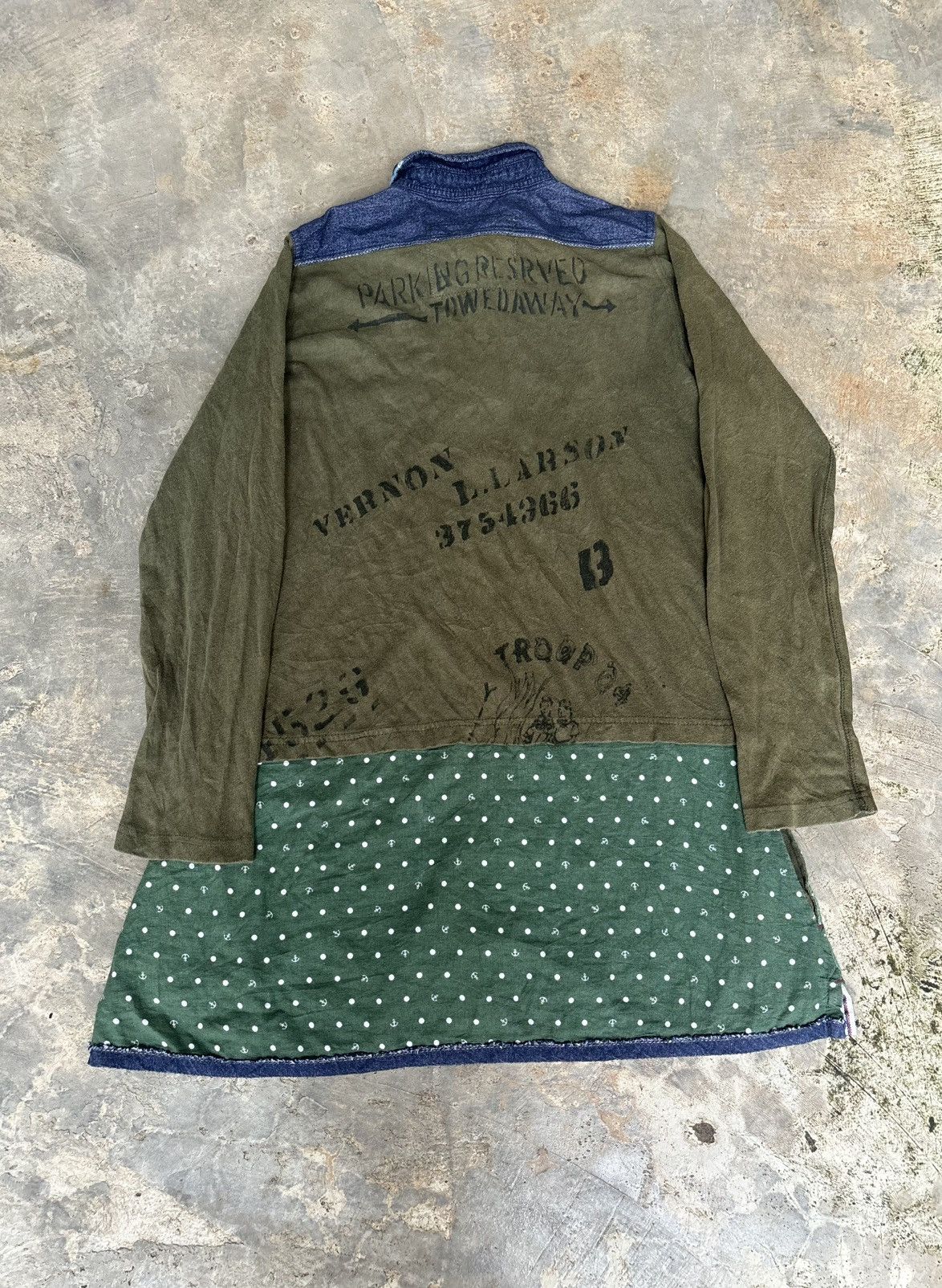 Hysteric Glamour Lime.Inc Pacthworck RRL Ralphlauren Style Shirt Size US L / EU 52-54 / 3 - 3 Thumbnail