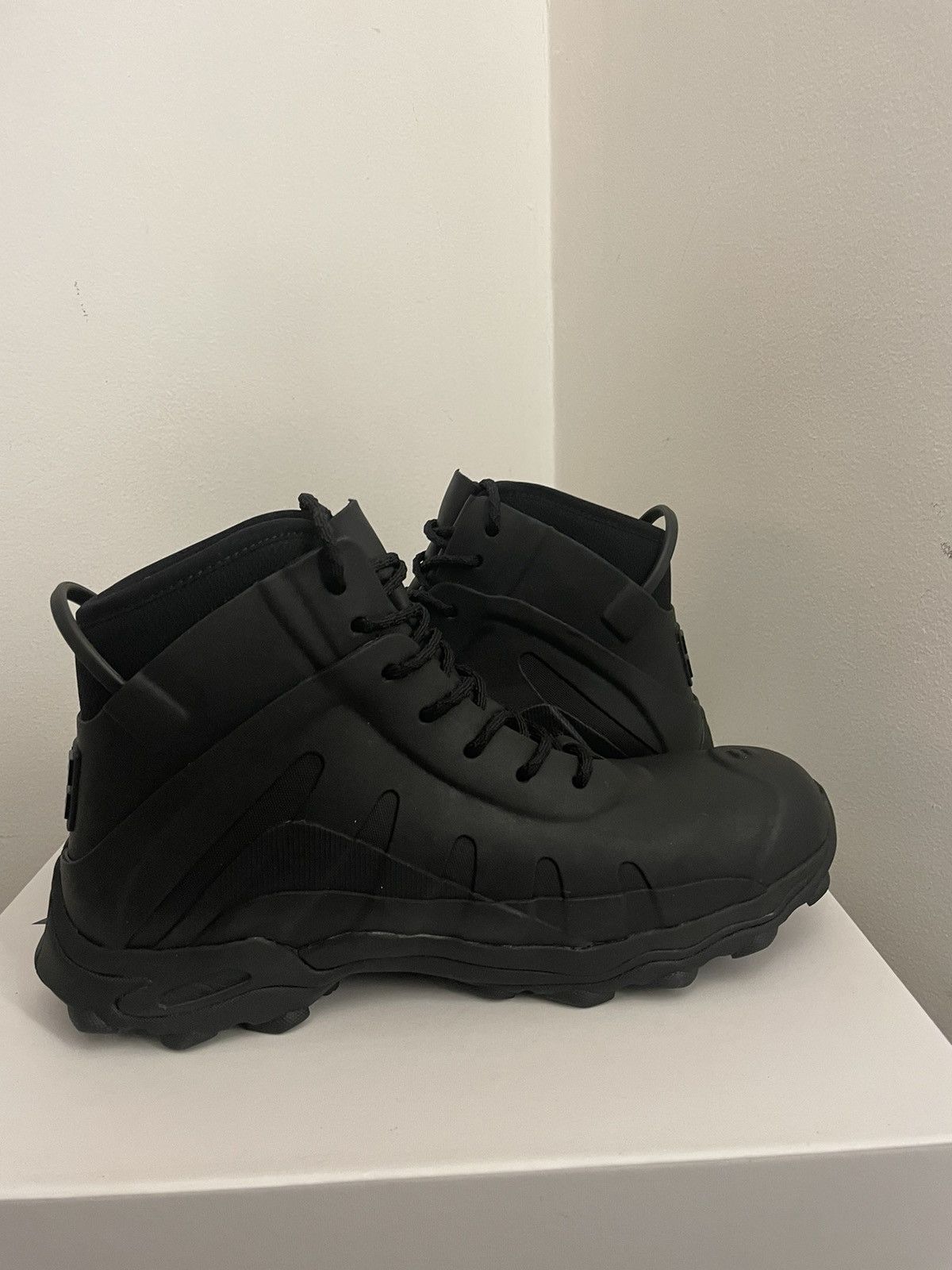 Givenchy Bogs lace up boots in rubber and neoprene Size US 11 / EU 44 - 6 Thumbnail