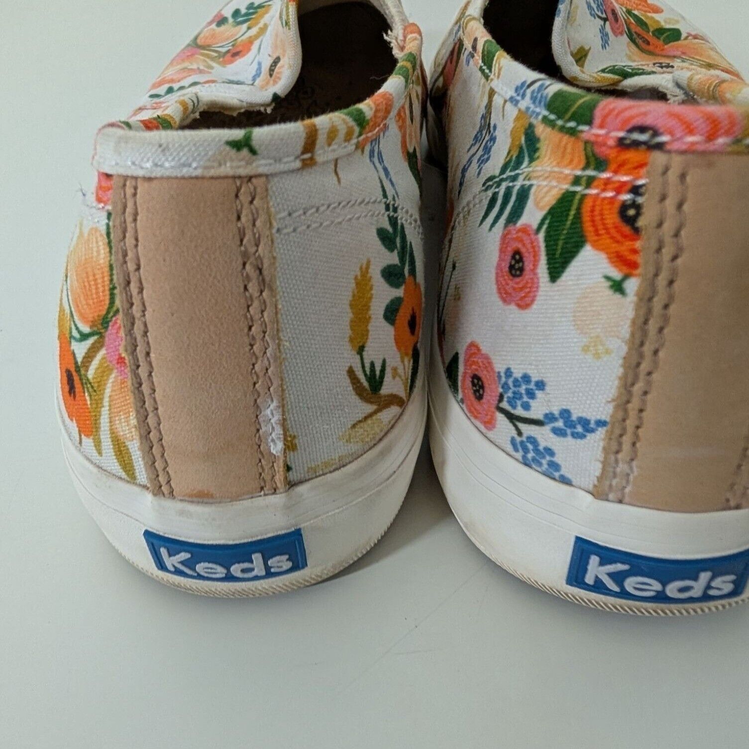 Keds Keds Rifle Paper Co Floral Sneakers Womens Size 11 White Size US 11 / IT 41 - 8 Thumbnail