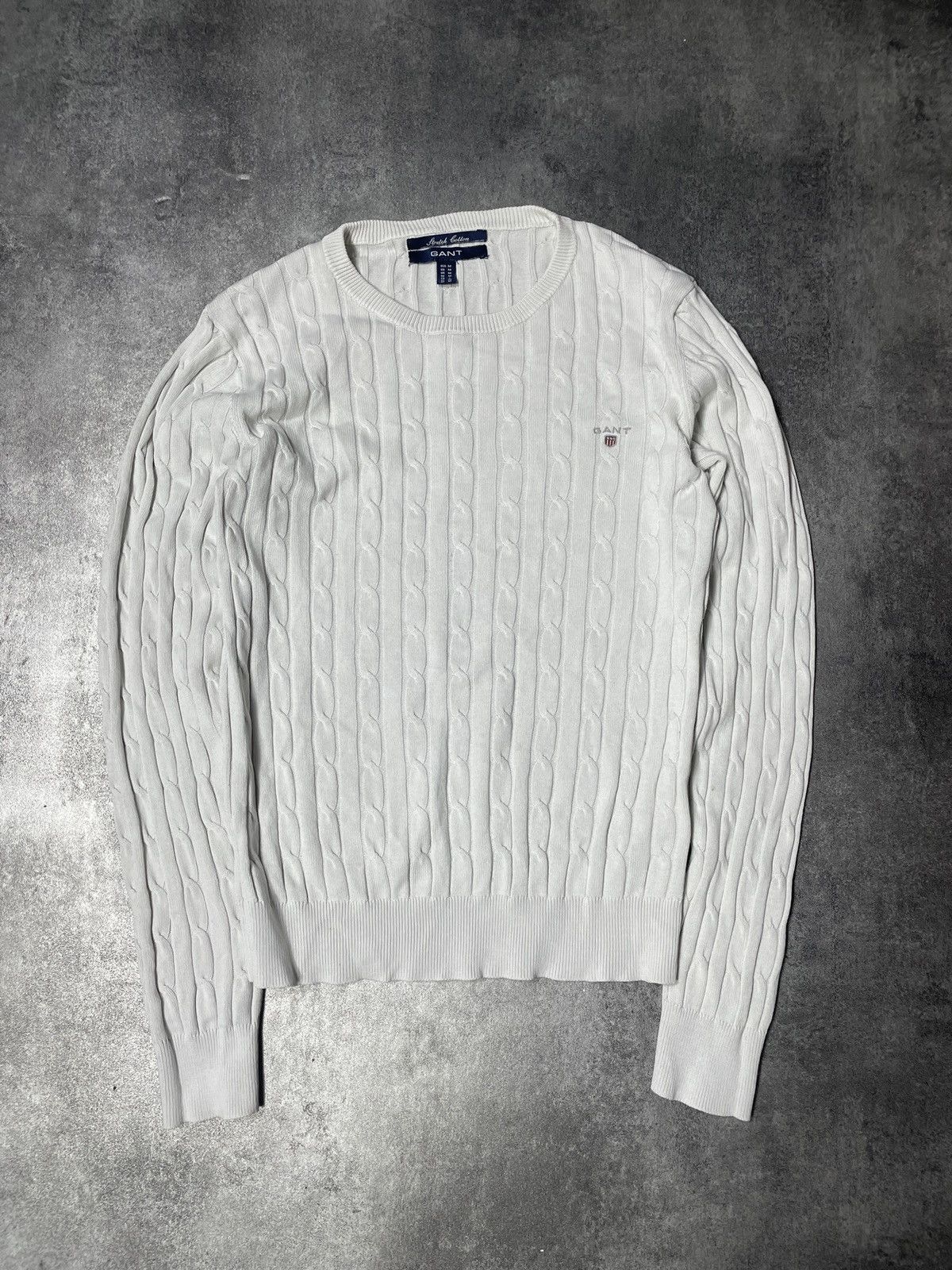 Gant 🔥Offers🔥Gant Luxury Braid Sweater Knitwear Size M / US 6-8 / IT 42-44 - 1 Thumbnail