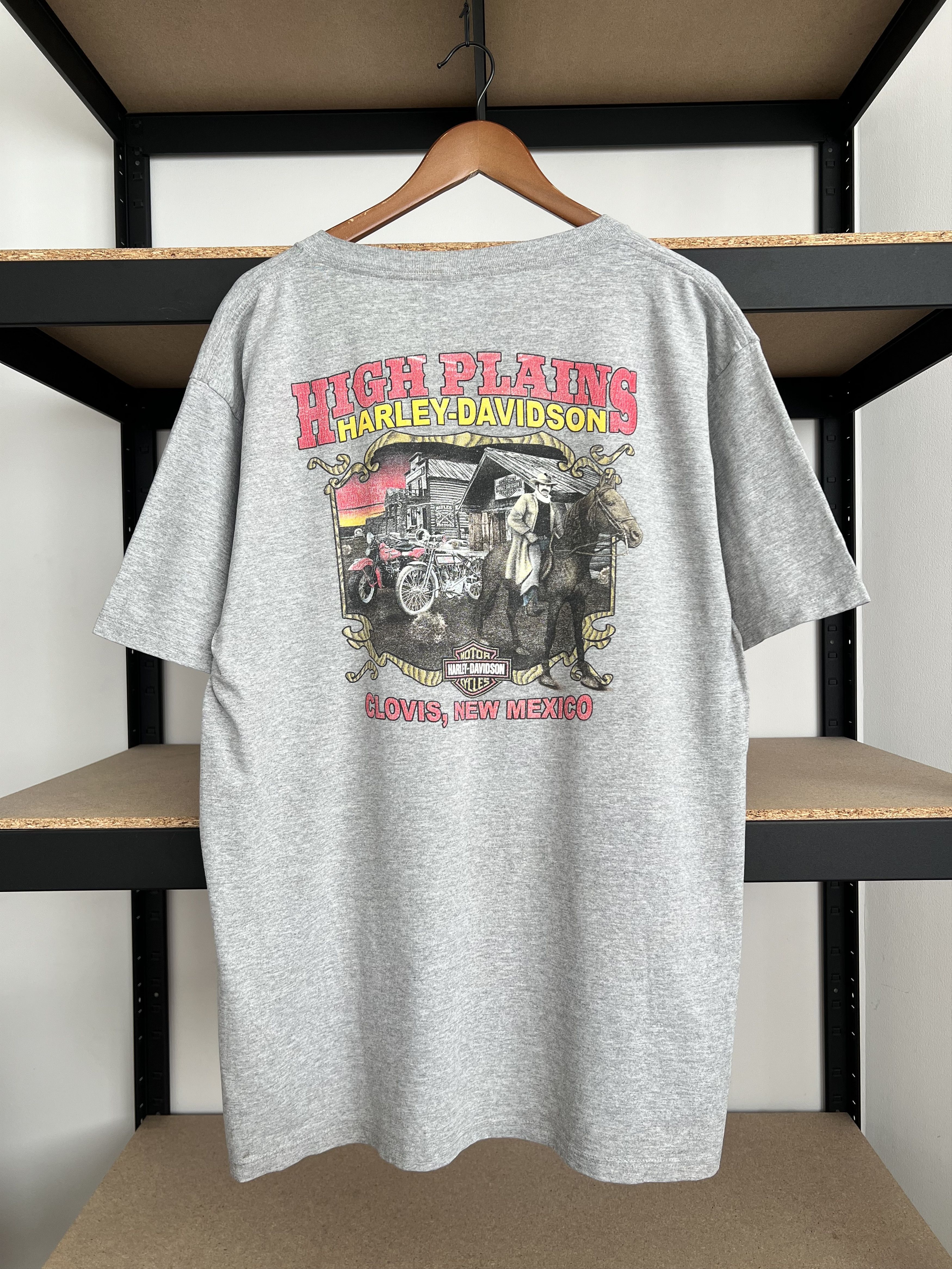 Harley Davidson Vintage 2005 Harley Davidson Motorcycle New Mexico T-shirt Size US XL / EU 56 / 4 - 1 Thumbnail