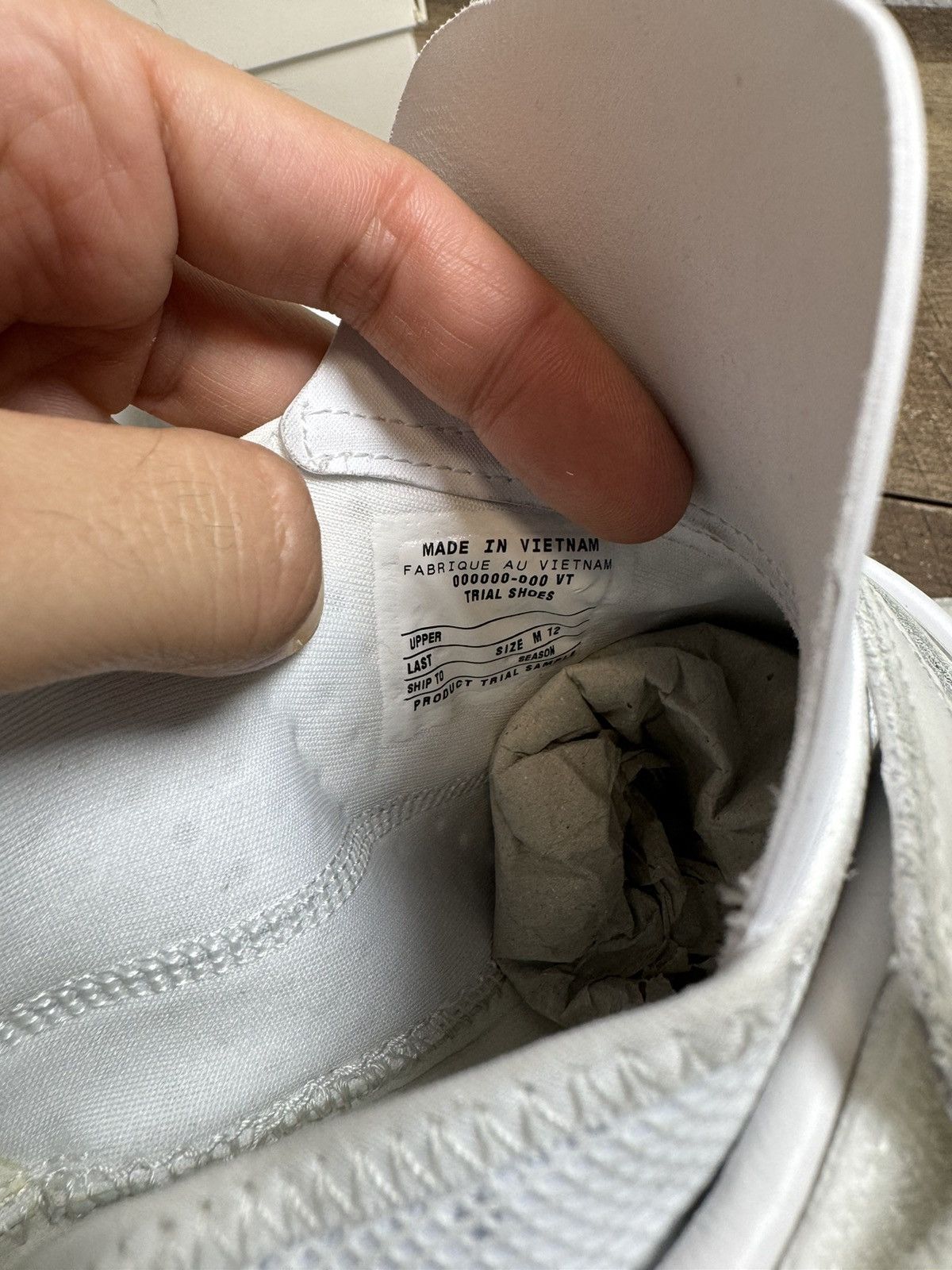 Nike SAMPLE Nike Free Huarache Carnivore SP 'White' Size 12 NEW Size US 12 / EU 45 - 8 Thumbnail