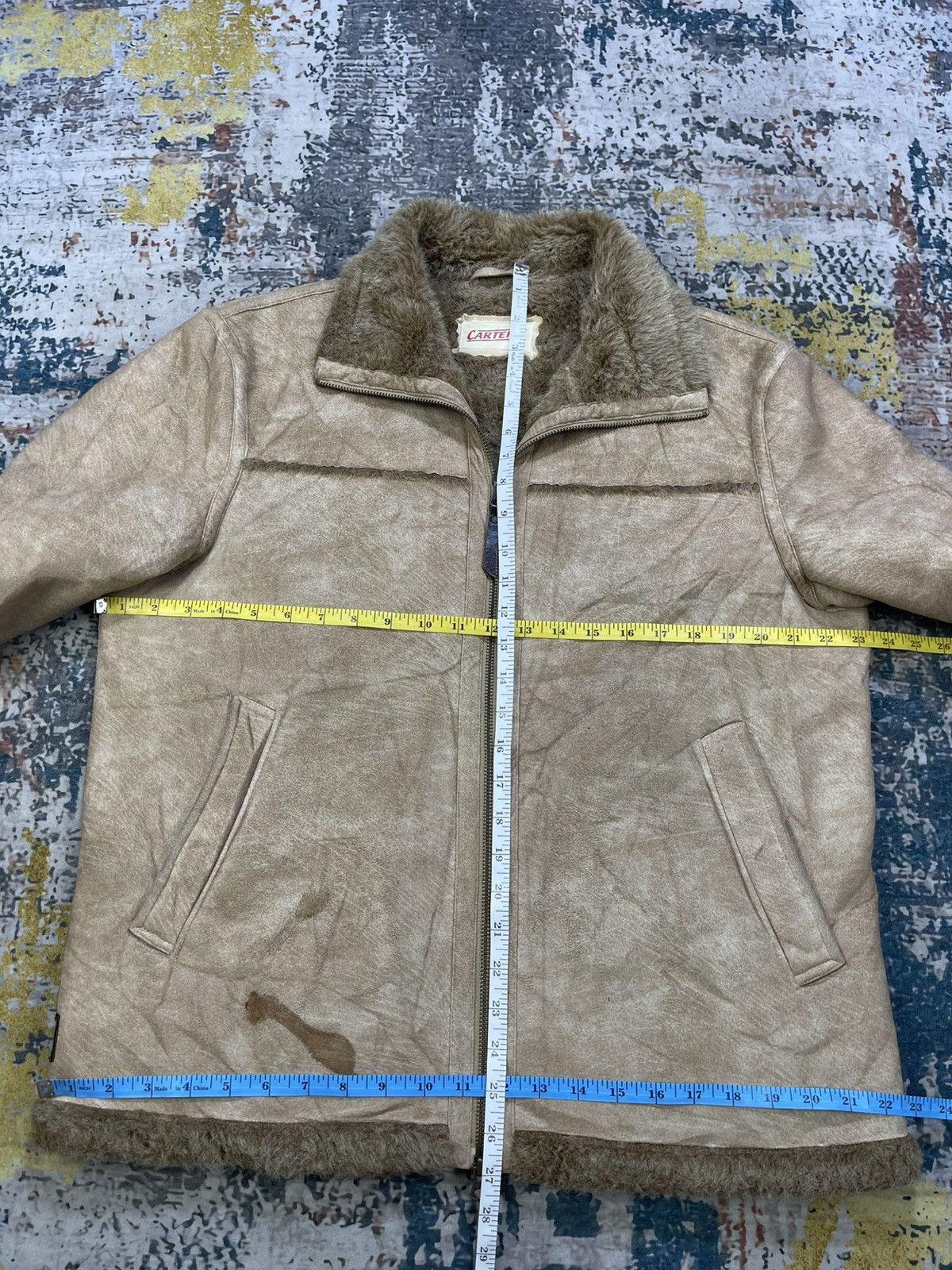 Carter's Vtg Carter’s Acrylic Shearling Bomber Jacket Size US M / EU 48-50 / 2 - 10 Thumbnail