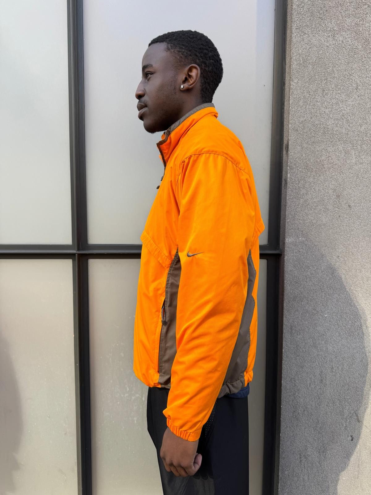 Nike Early 2000’s Nike Bright Orange Half Zip Pullover Size US M / EU 48-50 / 2 - 4 Thumbnail