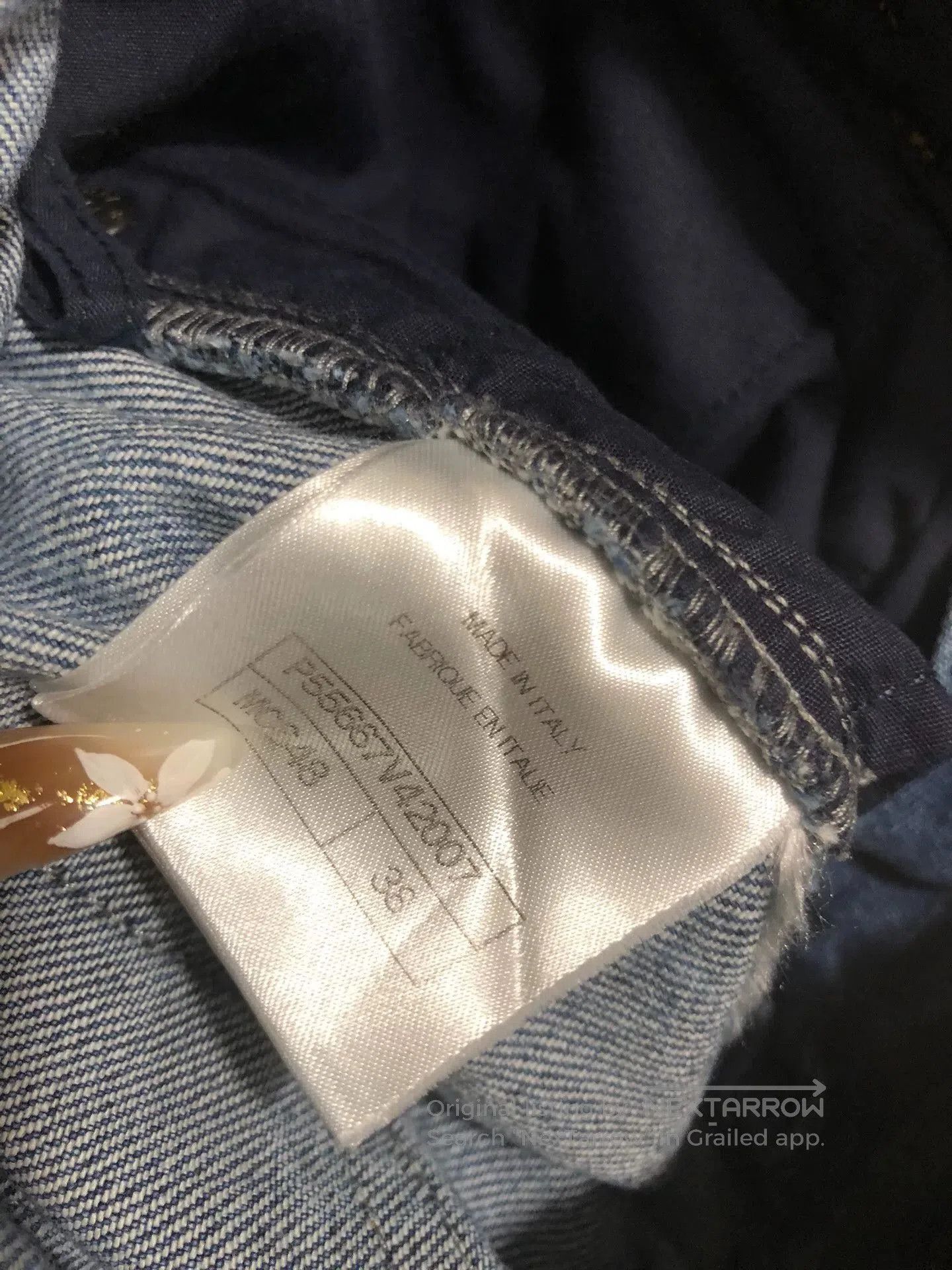 Chanel Chanel Ombre Pattern Denim Pants. Size 27" / US 4 / IT 40 - 5 Thumbnail