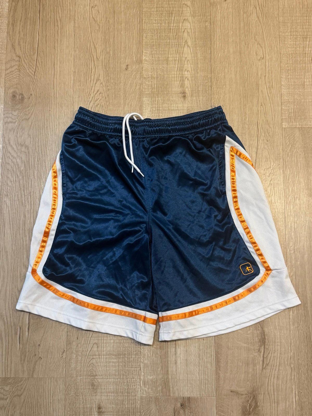 JW Anderson AND1 Teal/Orange Shiny Dazzle Hoop Shorts Mens LG Vintage Size US 34 / EU 50 - 1 Thumbnail