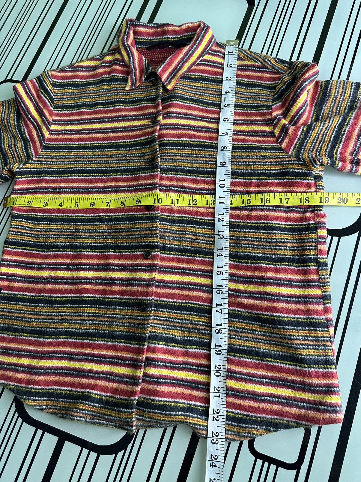 Issey Miyake × Japanese Brand × Mademoiselle Non Non Vintage Mademoiselle Non Non Rainbow Jakcet Size US M / EU 48-50 / 2 - 11 Thumbnail