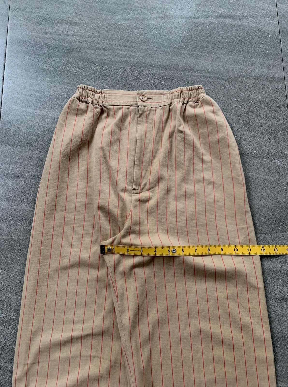 Issey Miyake FREE TAX! Issey Sport Relaxed Striped Trousers Size US 29 - 14 Thumbnail