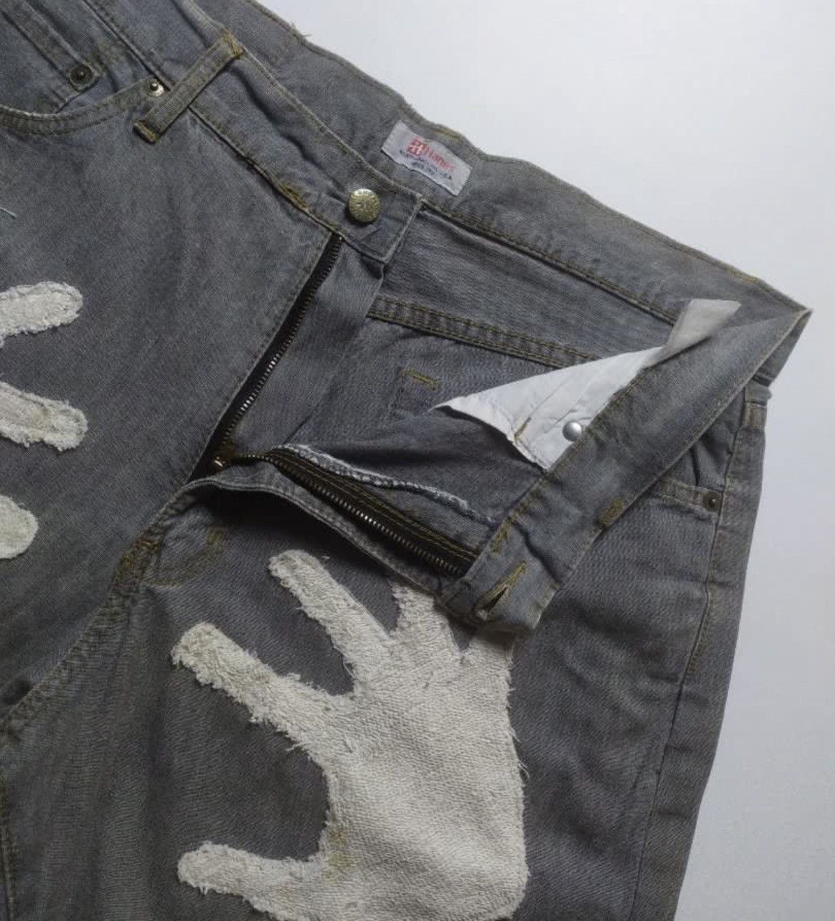 Vintage Vintage Japans Brand Patchwork Skull Bone Pant Size US 30 / EU 46 - 5 Thumbnail