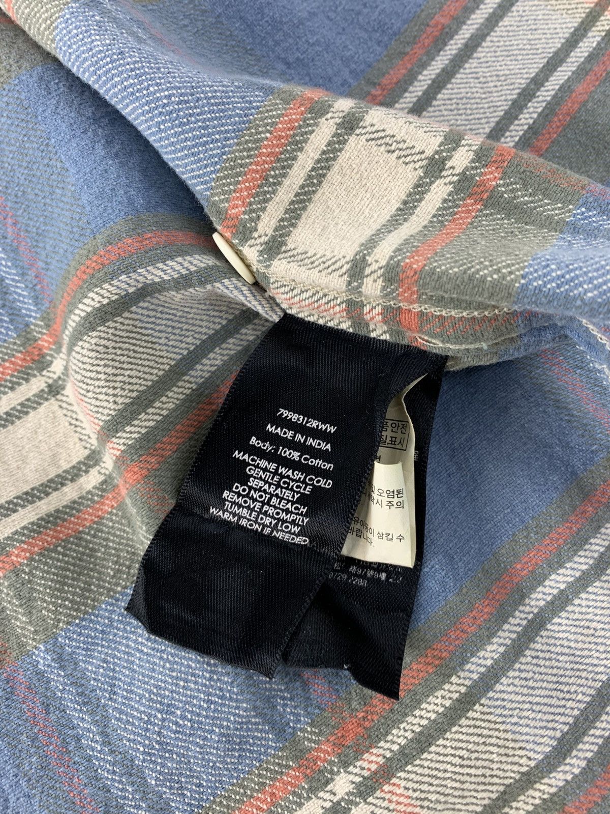 RRL Ralph Lauren RRL Ralph Lauren Flannel Checked Western Shirt Snap Button Size US S / EU 44-46 / 1 - 9 Thumbnail