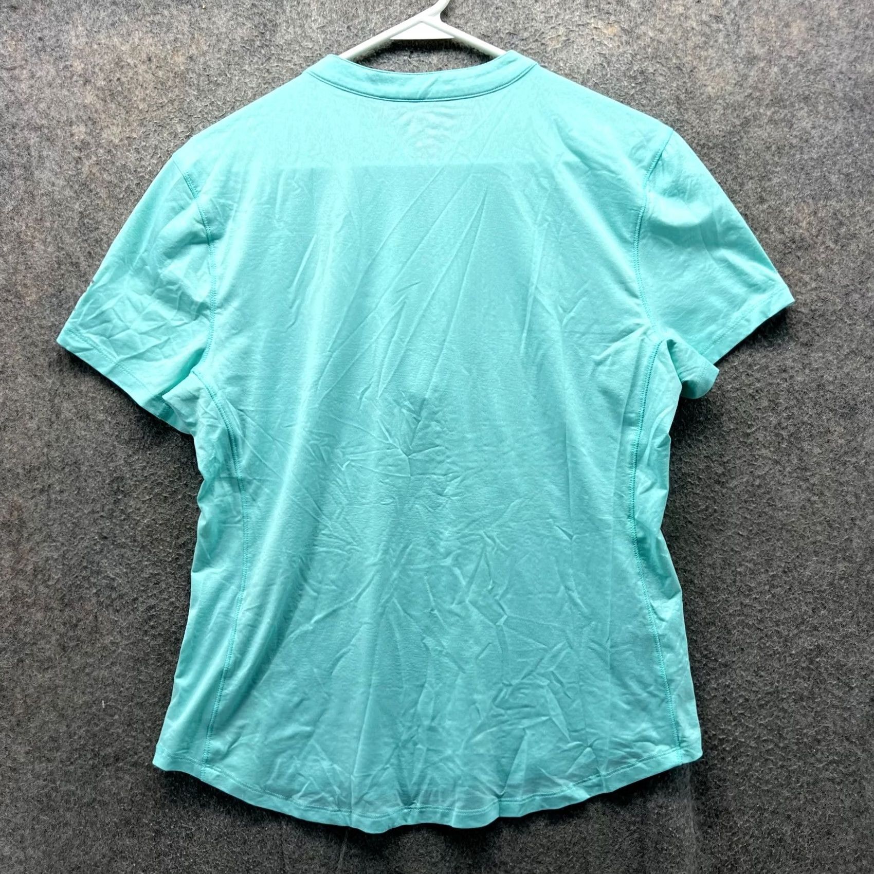 Vintage Reel Legends Shirt Women Large Teal 1/4 Zip Long Sleeve Performance Activewear Fishing Size L / US 10 / IT 46 - 2 Thumbnail